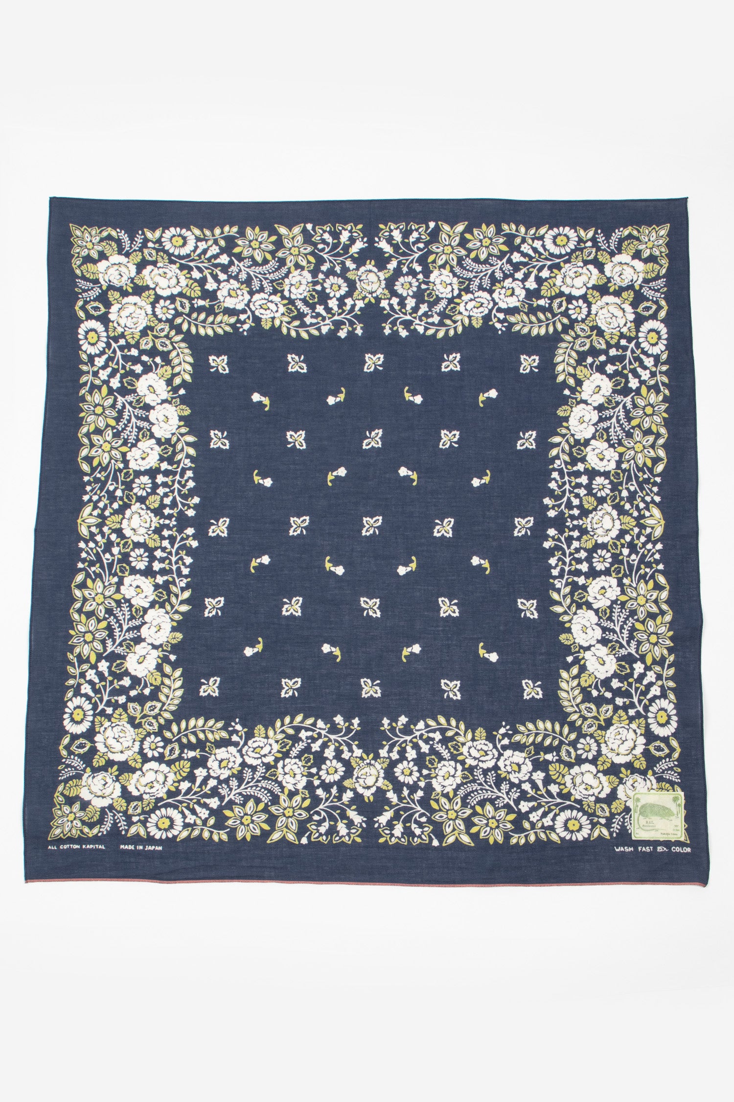 Large Churchill Garden Bandana Navy