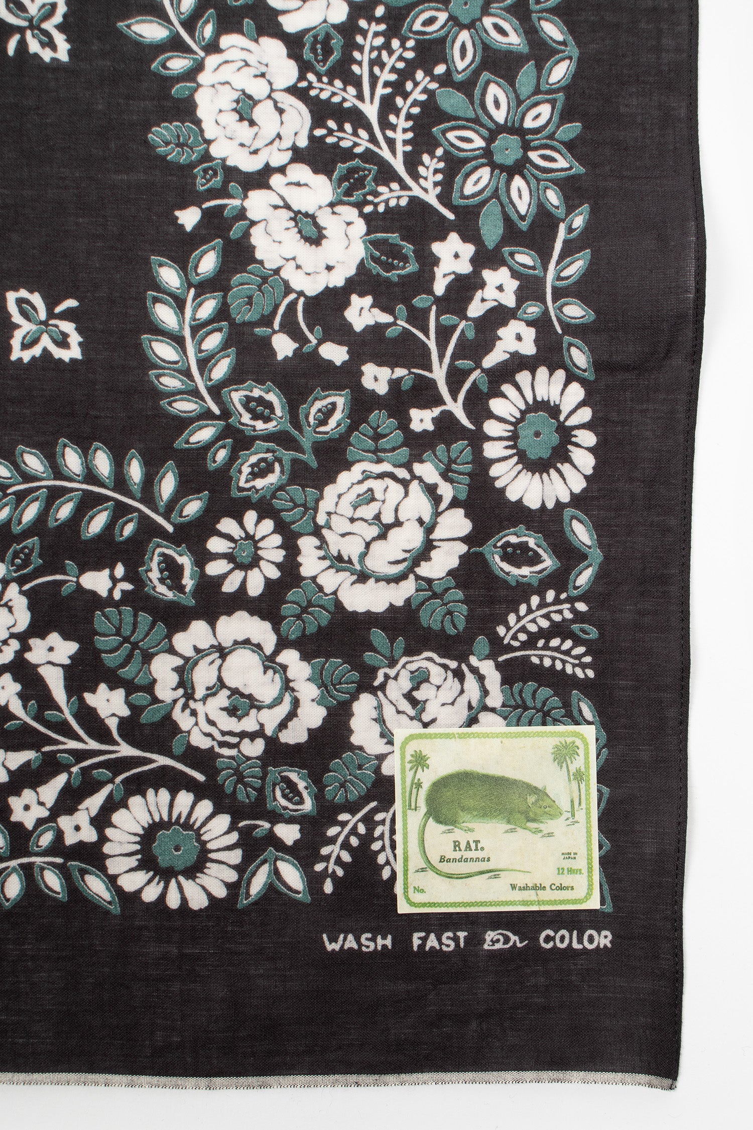 Large Churchill Garden Bandana Black