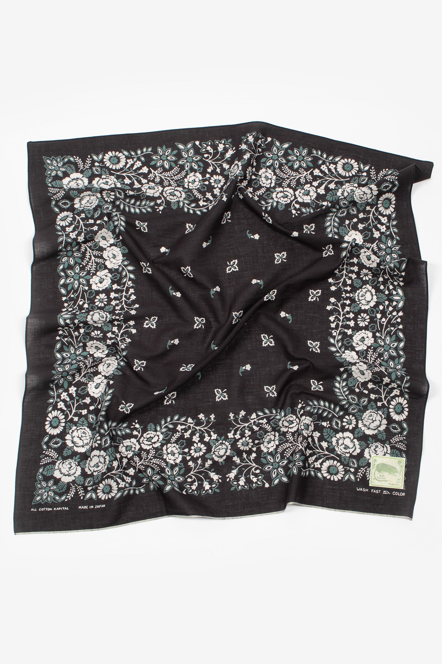 Large Churchill Garden Bandana Black