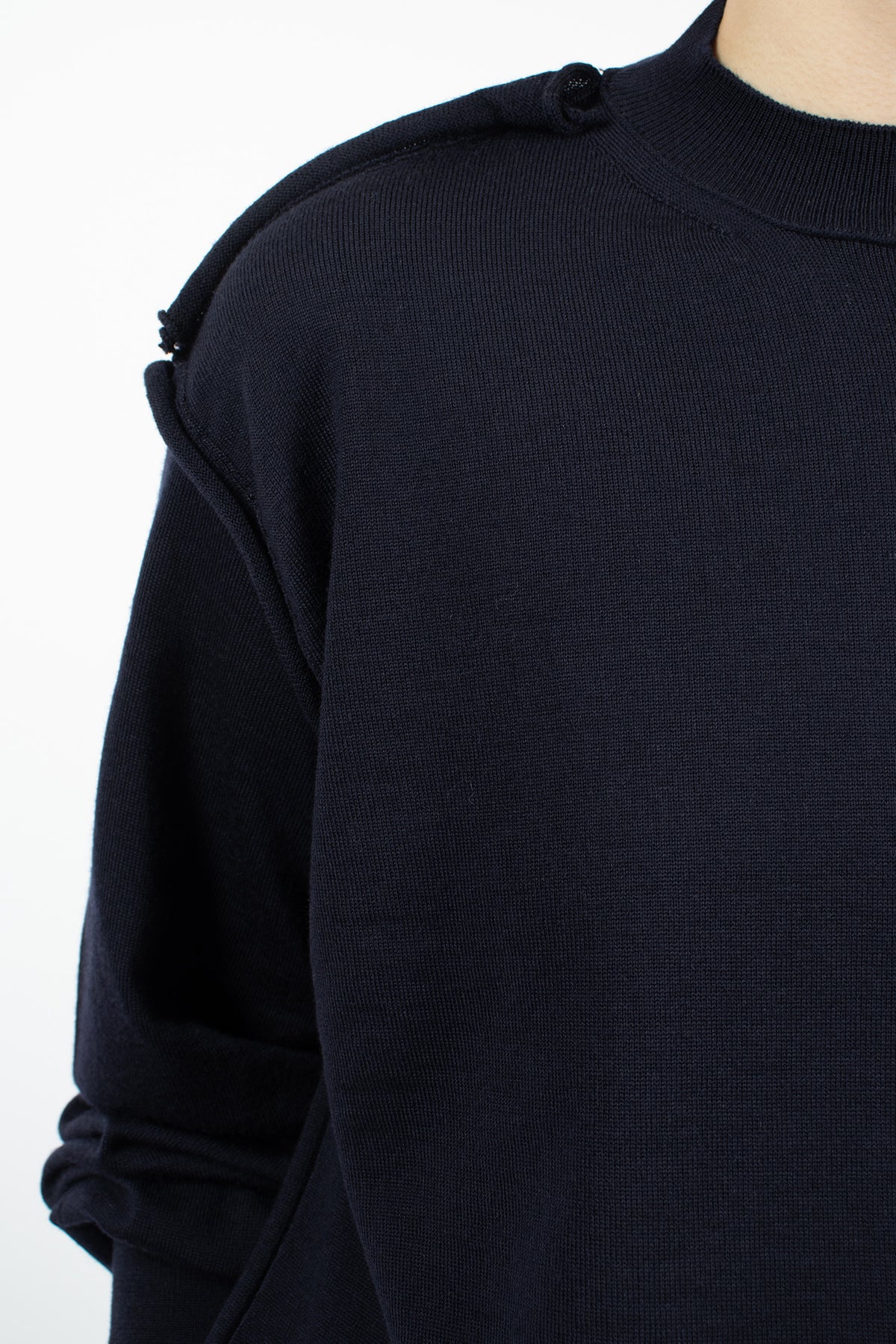 Myron Knit Pullover Navy