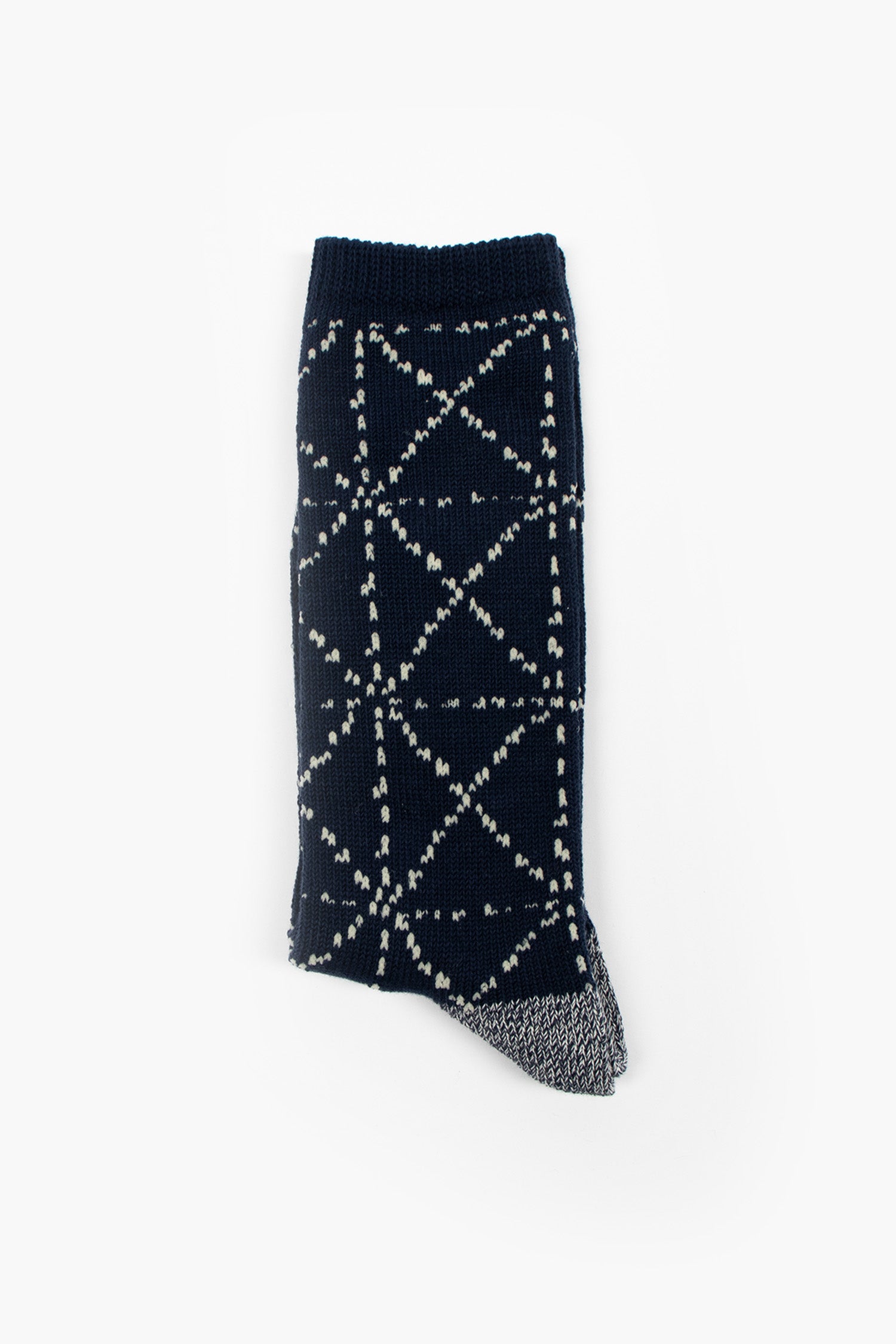 84 Yarns Sashiko Socks Navy