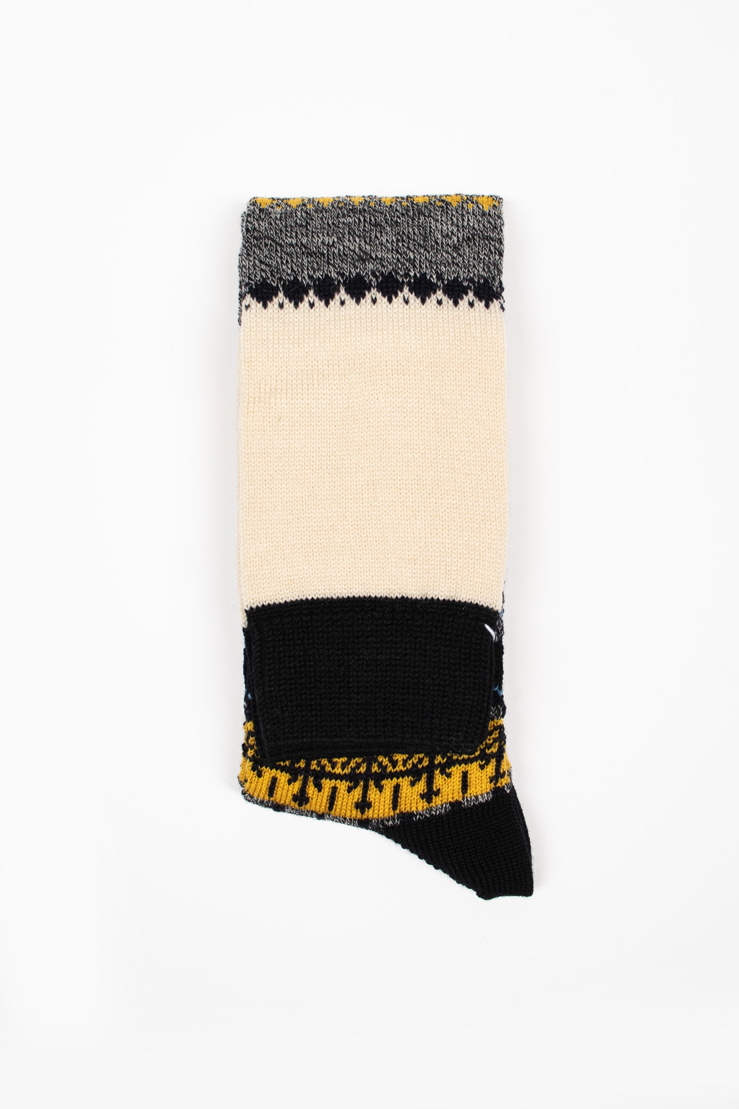 HA-8BHS English Style Knee Socks Black