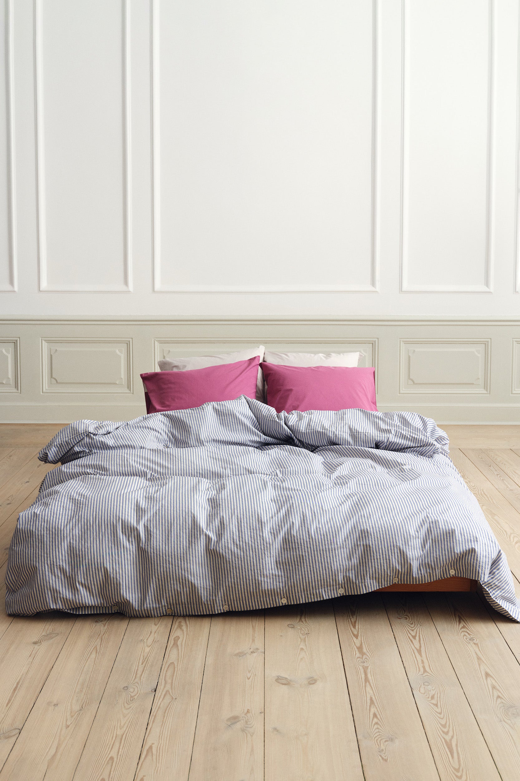 Percale King Duvet Cover Skagen Stripes