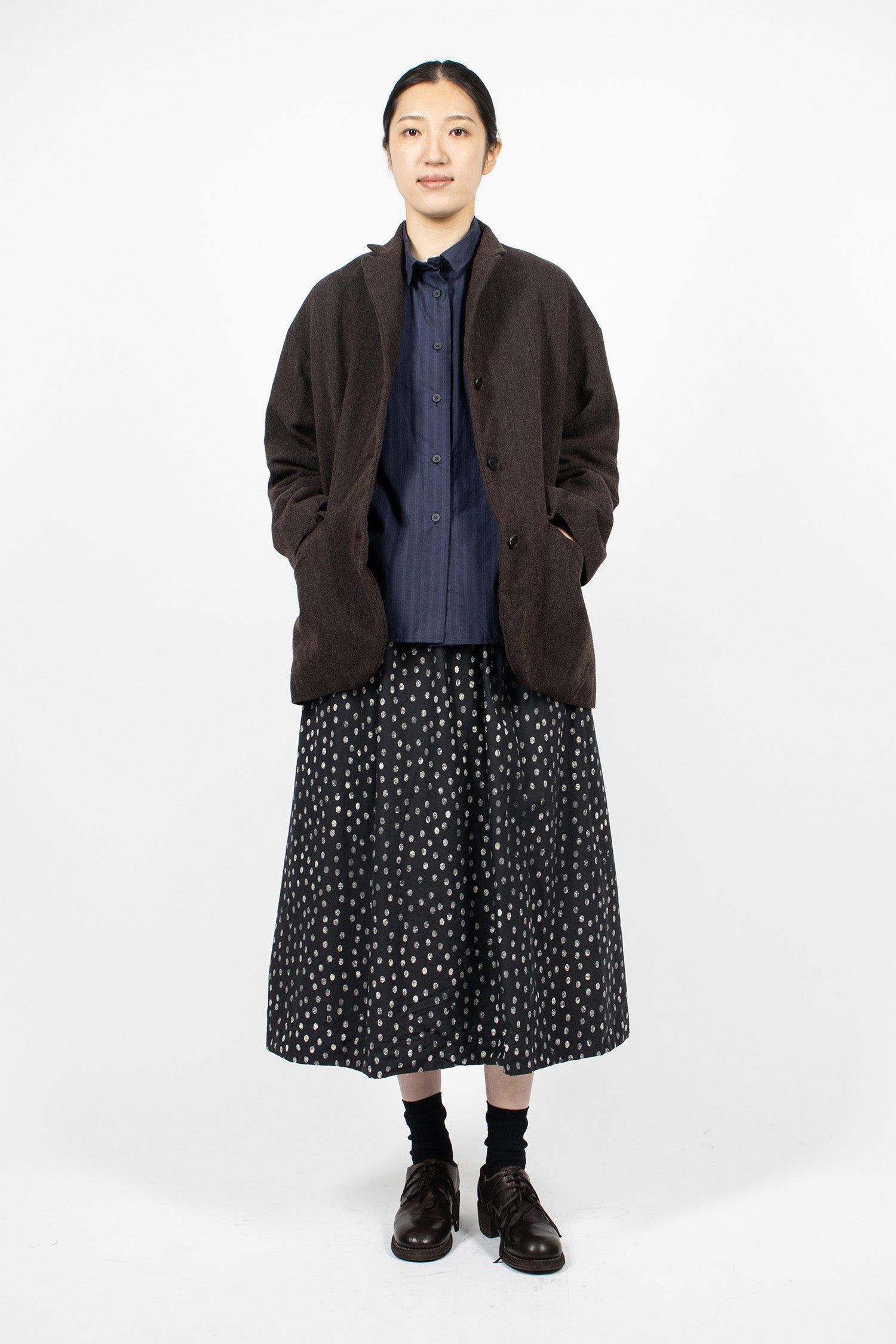 Bella Jacket Brown Navy