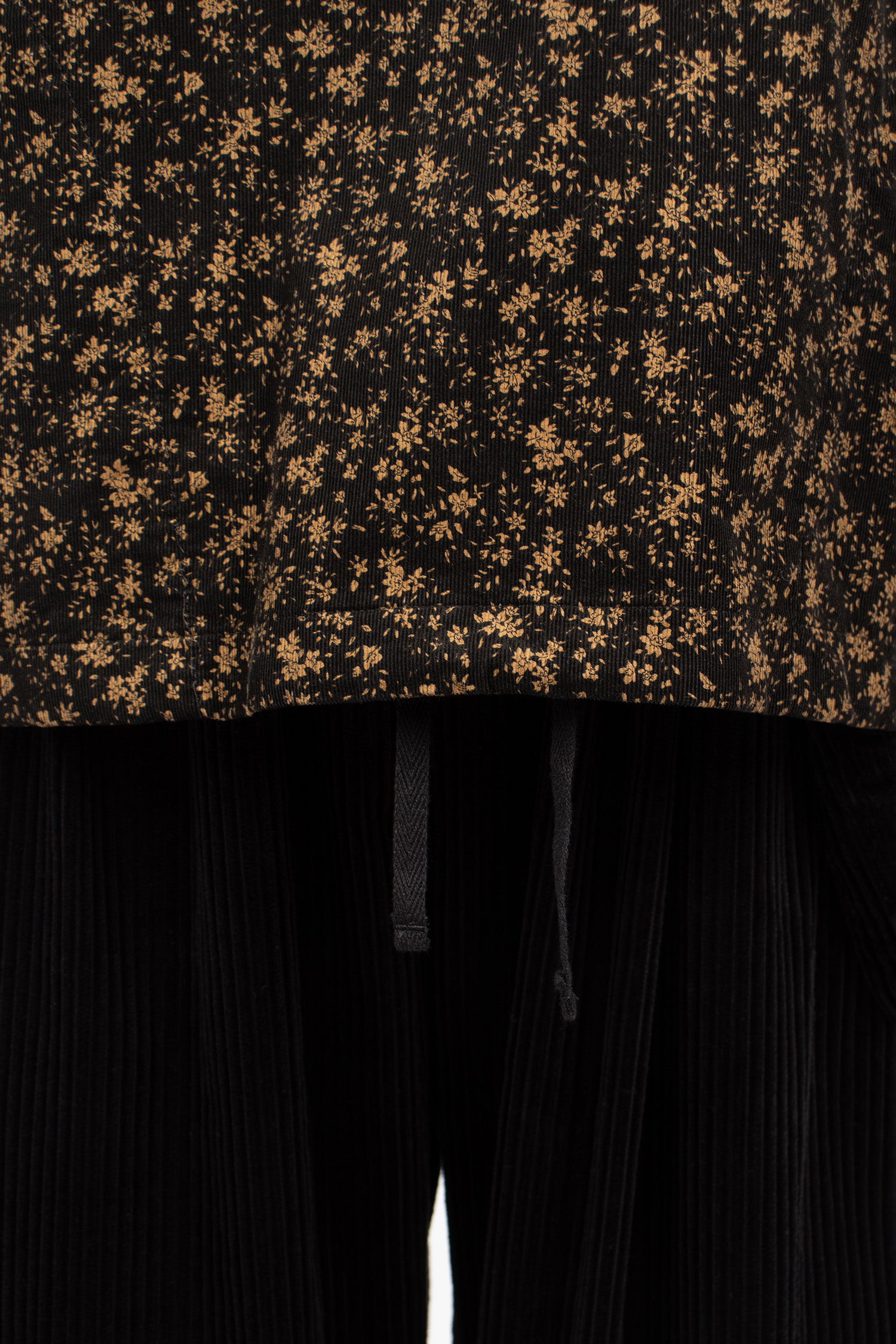 Hooded Cagoule Shirt Black/Small Floral