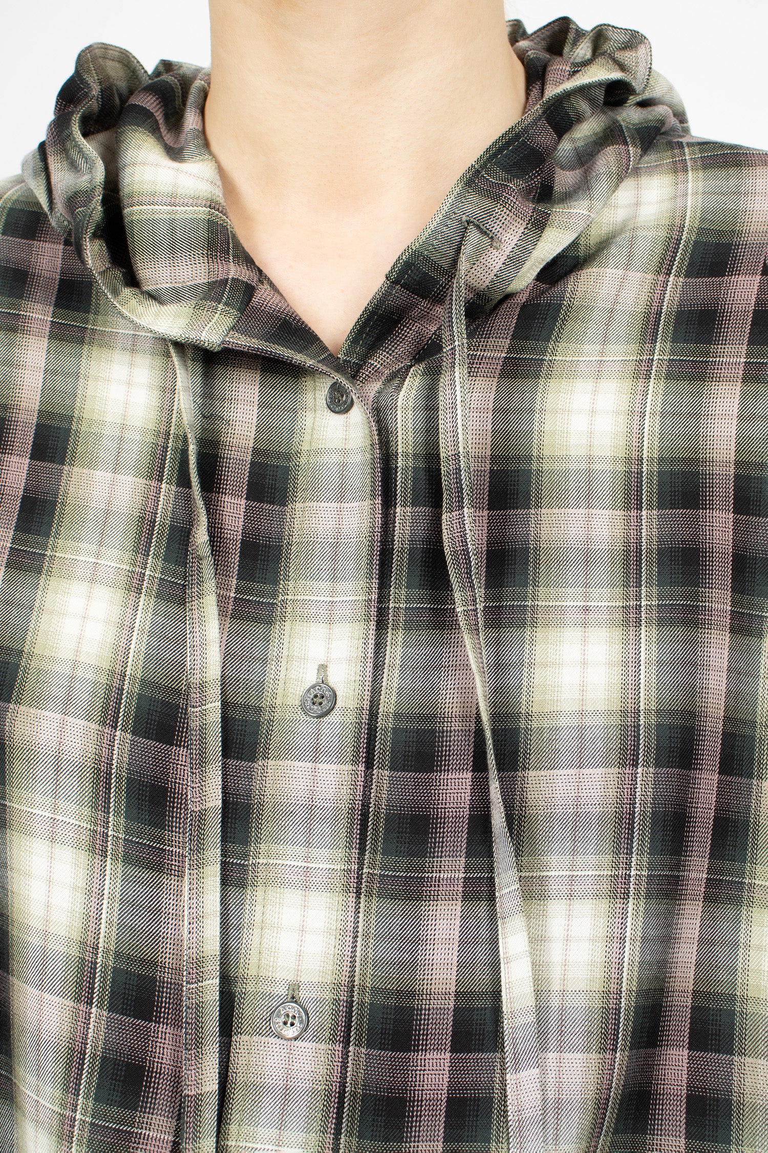 Hooded Overshirt Black/Green