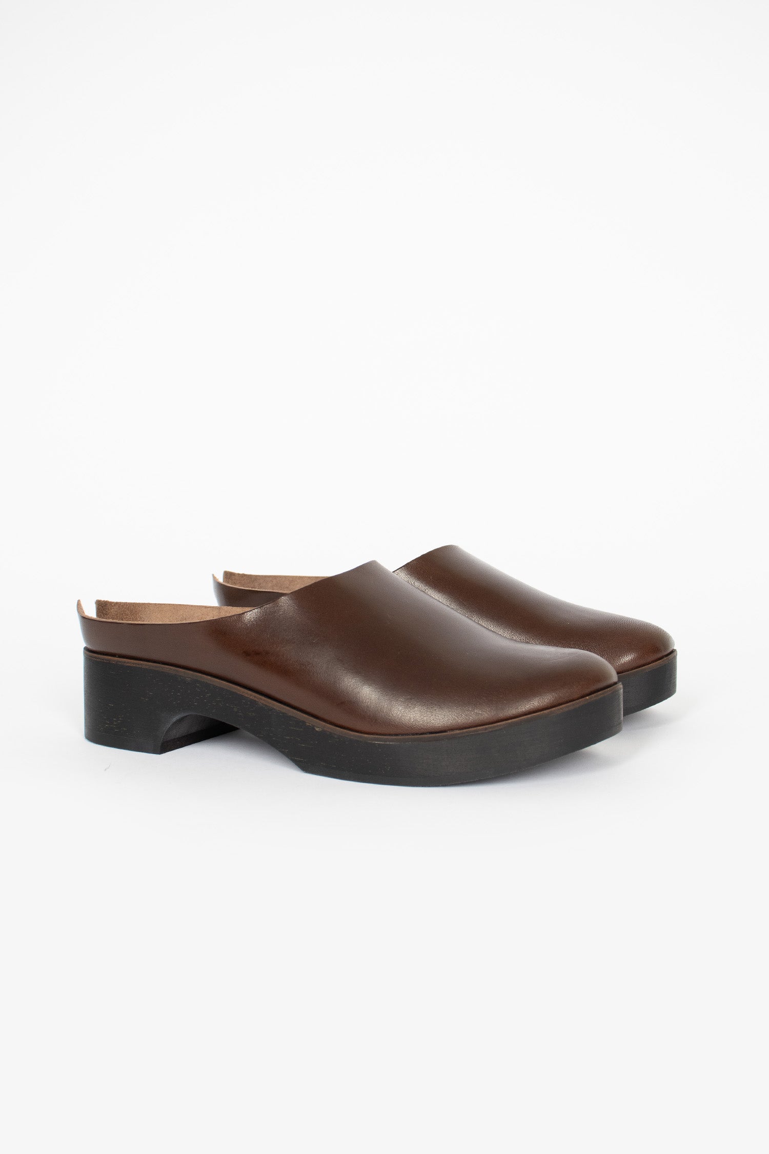 Sabot Clog Dark Brown