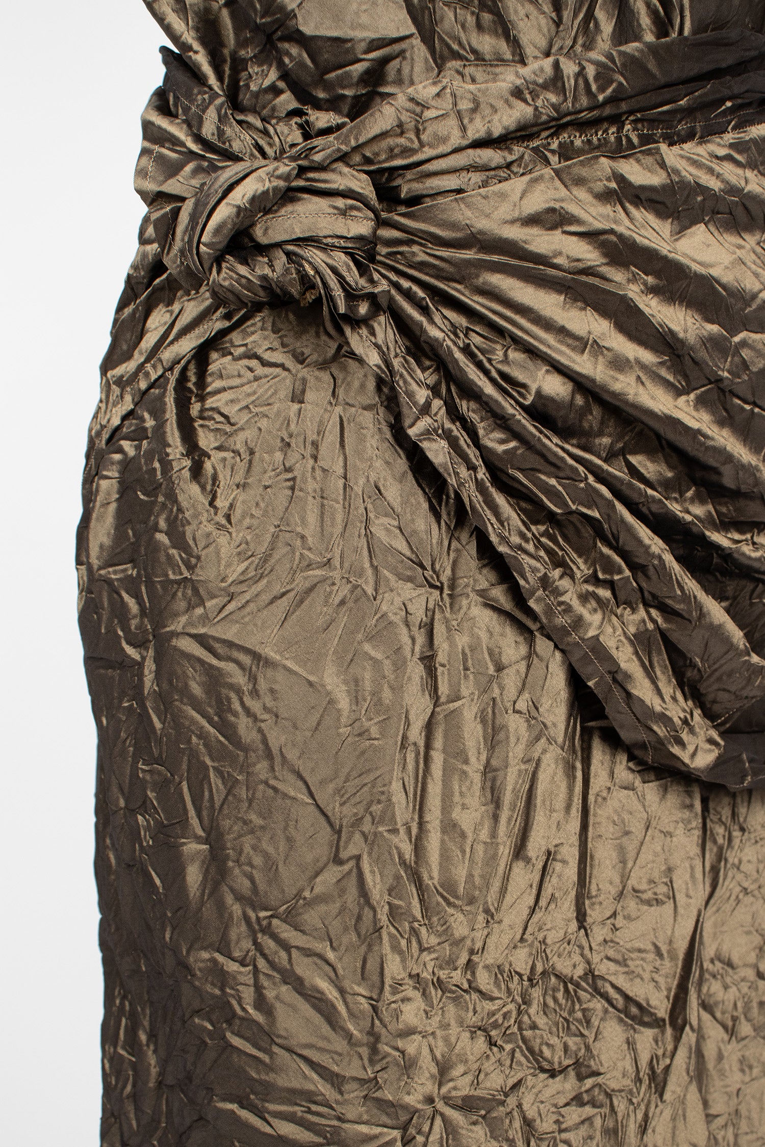 Ura Taffeta Dress Bronze