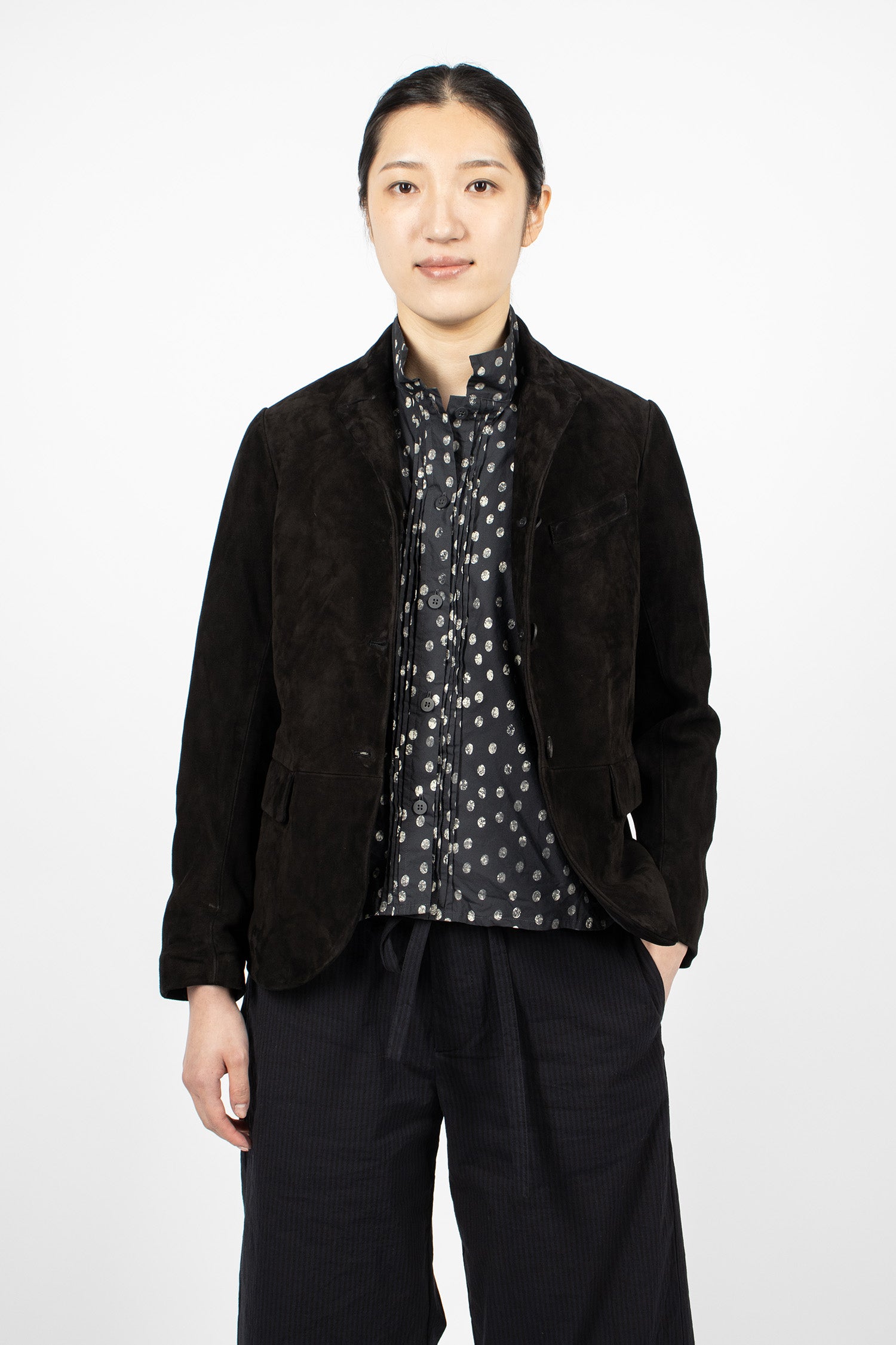 Leather Tyrol Jacket Black