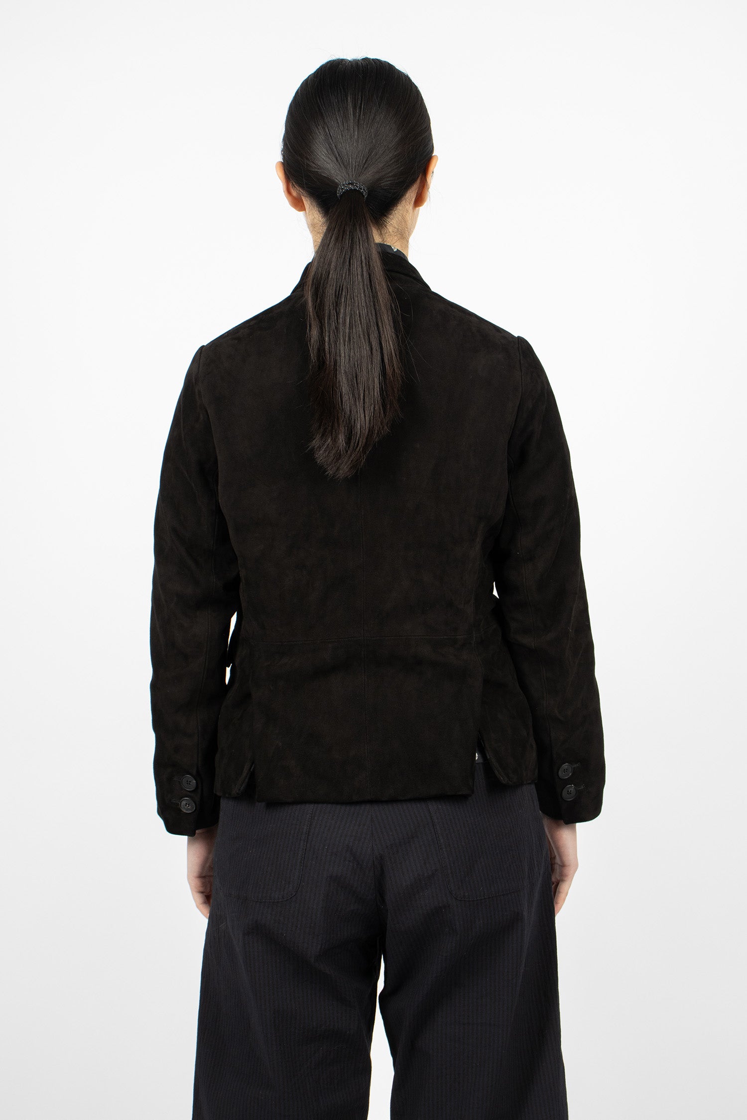Leather Tyrol Jacket Black