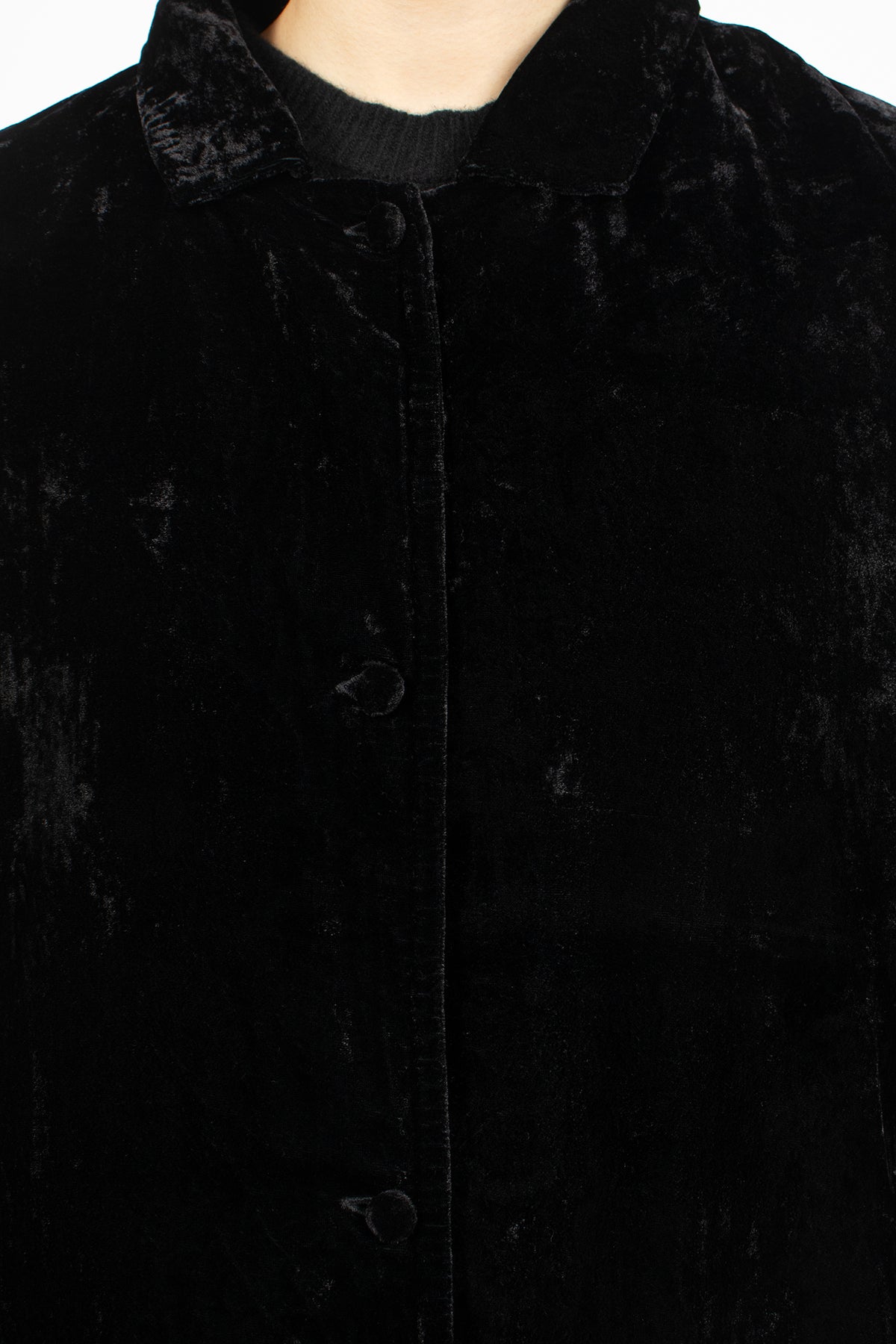 Loose Coat Onyx Velvet