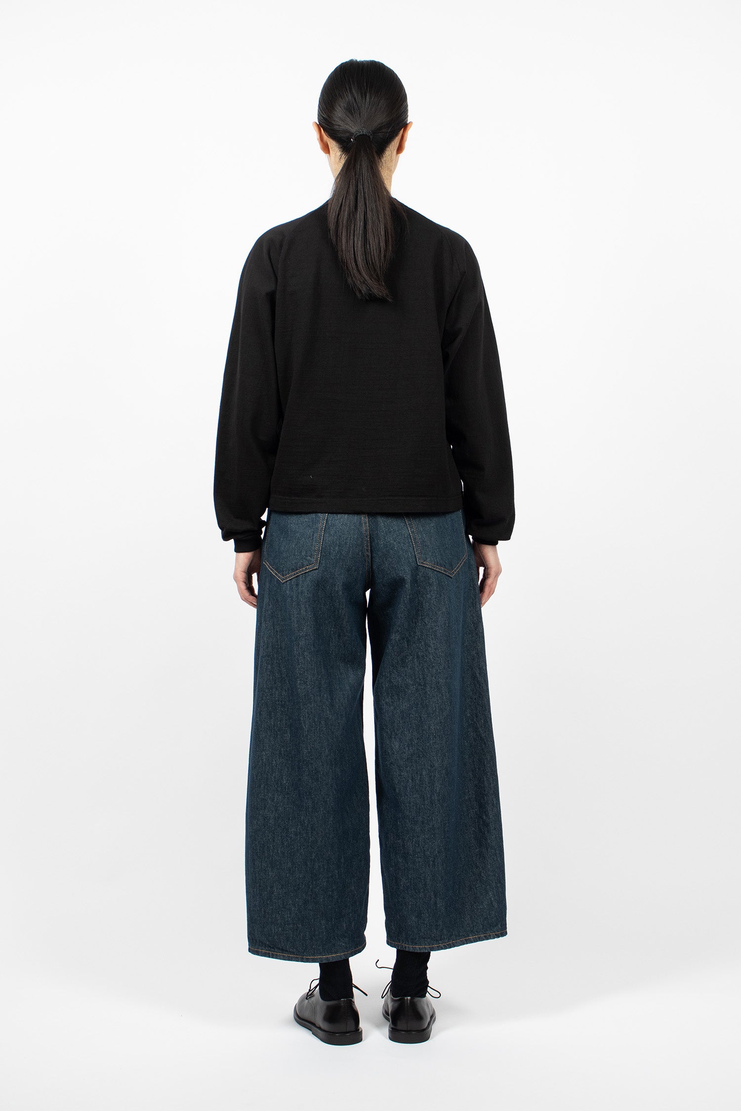 Cropped Roomy Jeans 70S Rinsed Raw