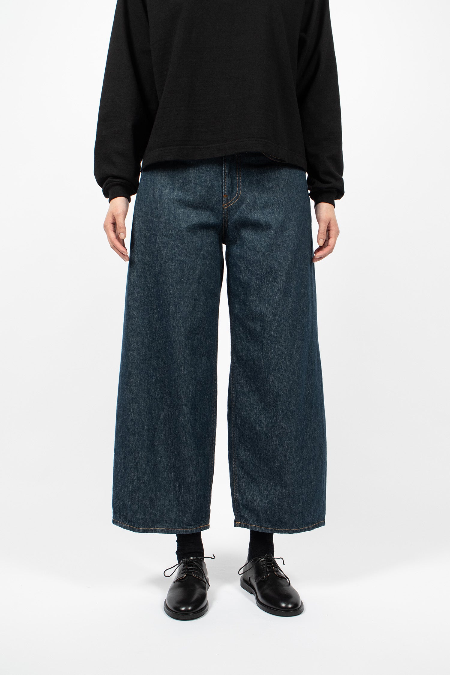 Cropped Roomy Jeans 70S Rinsed Raw