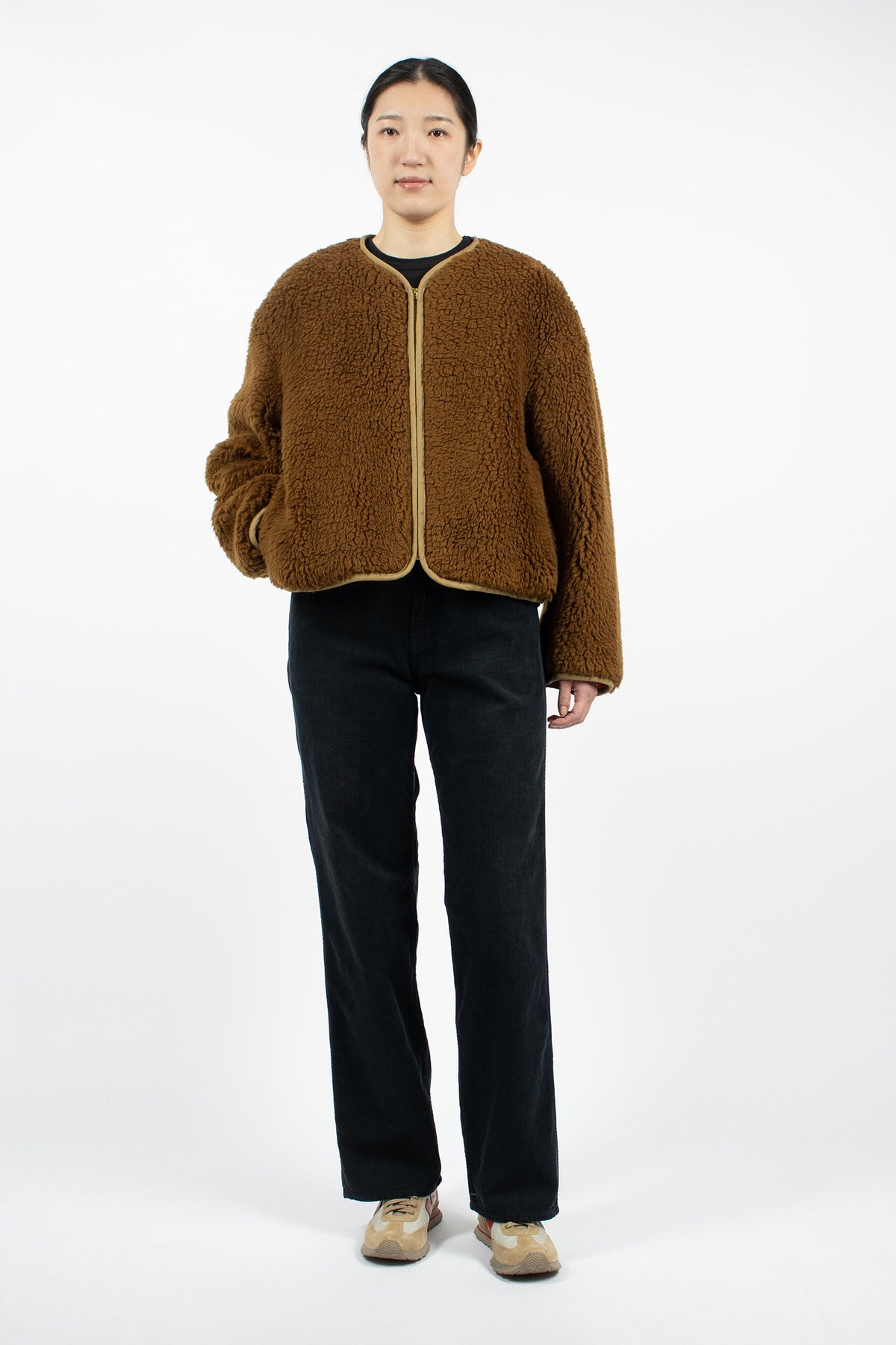 Liner Down Reversible Jacket Brown