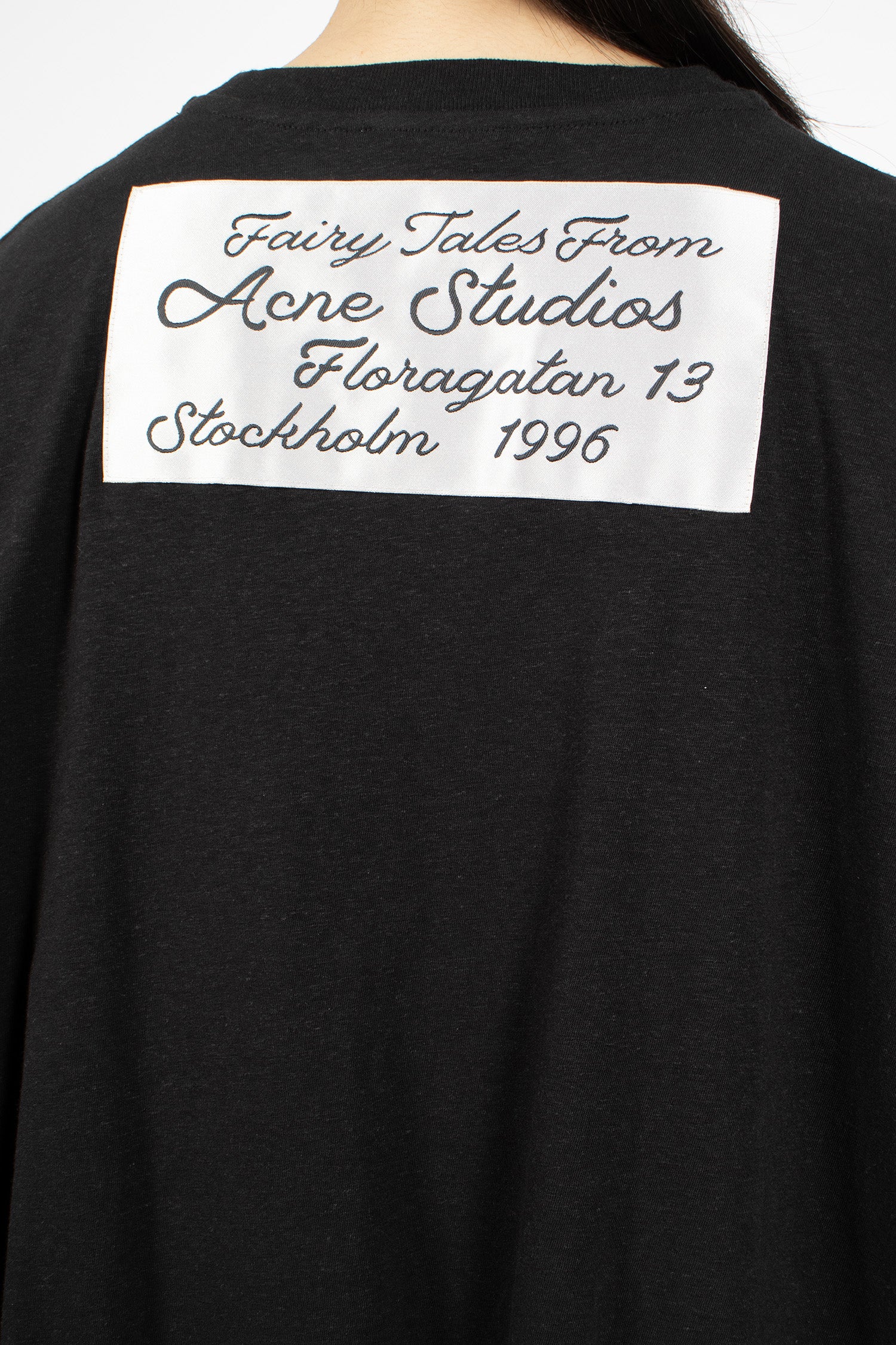 Gathered Logo T-Shirt Black