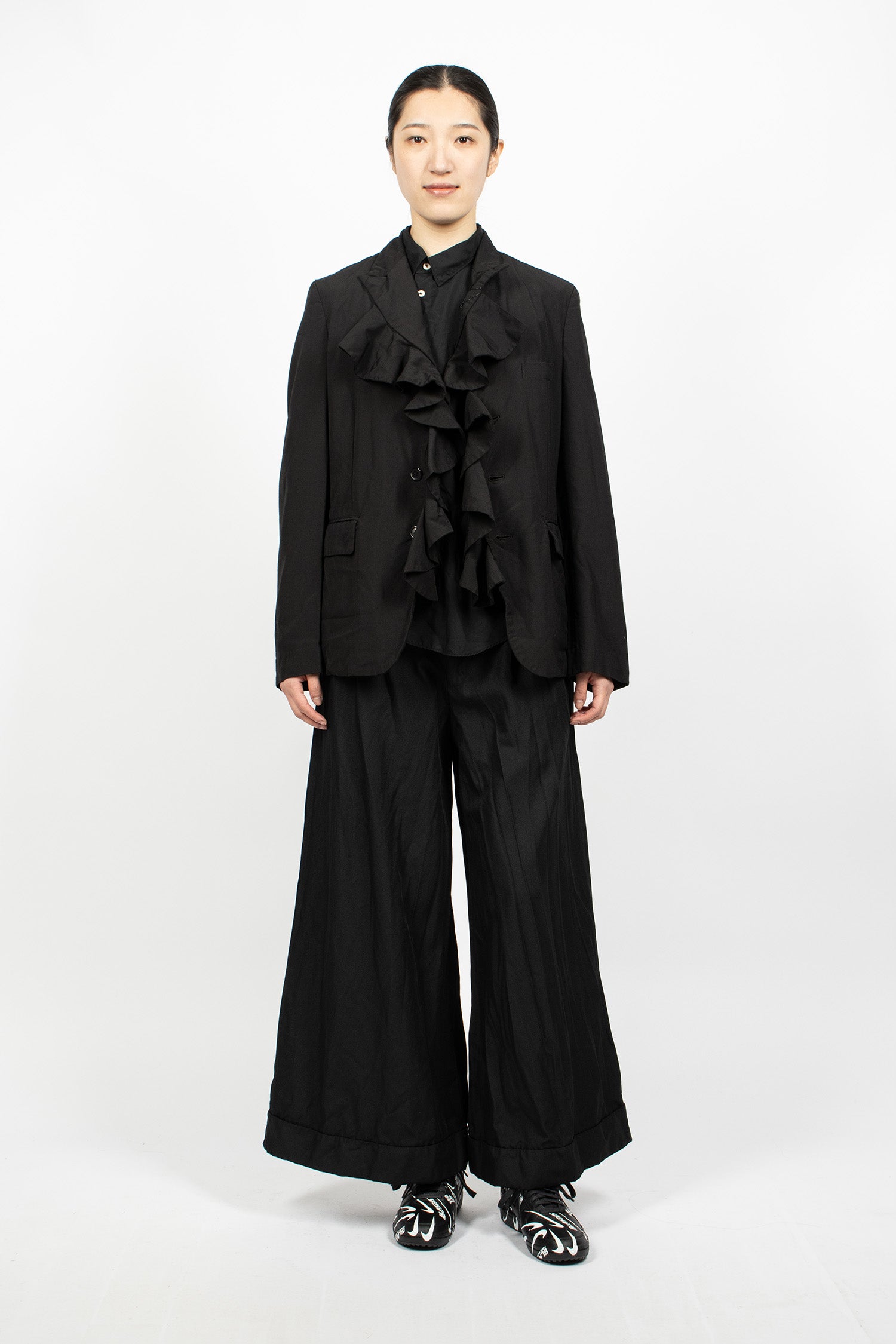Frill Jacket Black