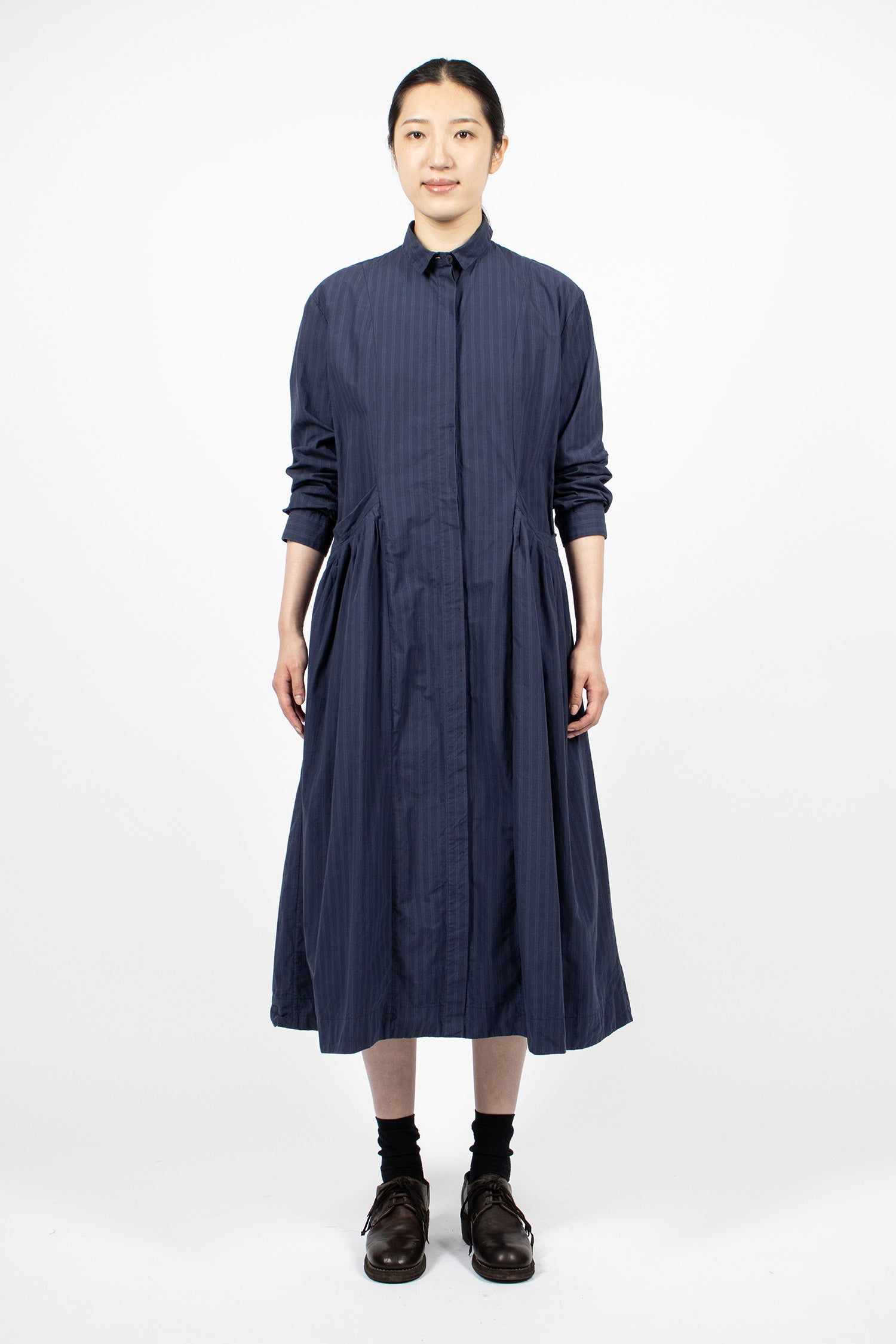 Sally Dress Blue Stripe