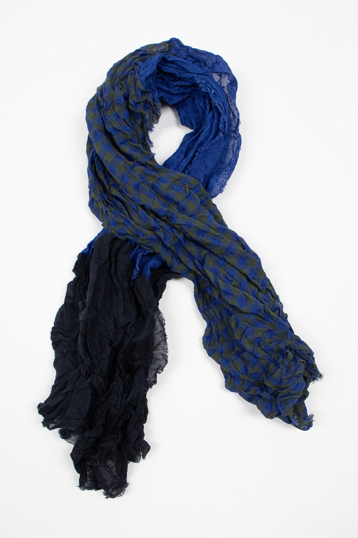 Hawaii Washed Shawl Blue Mix