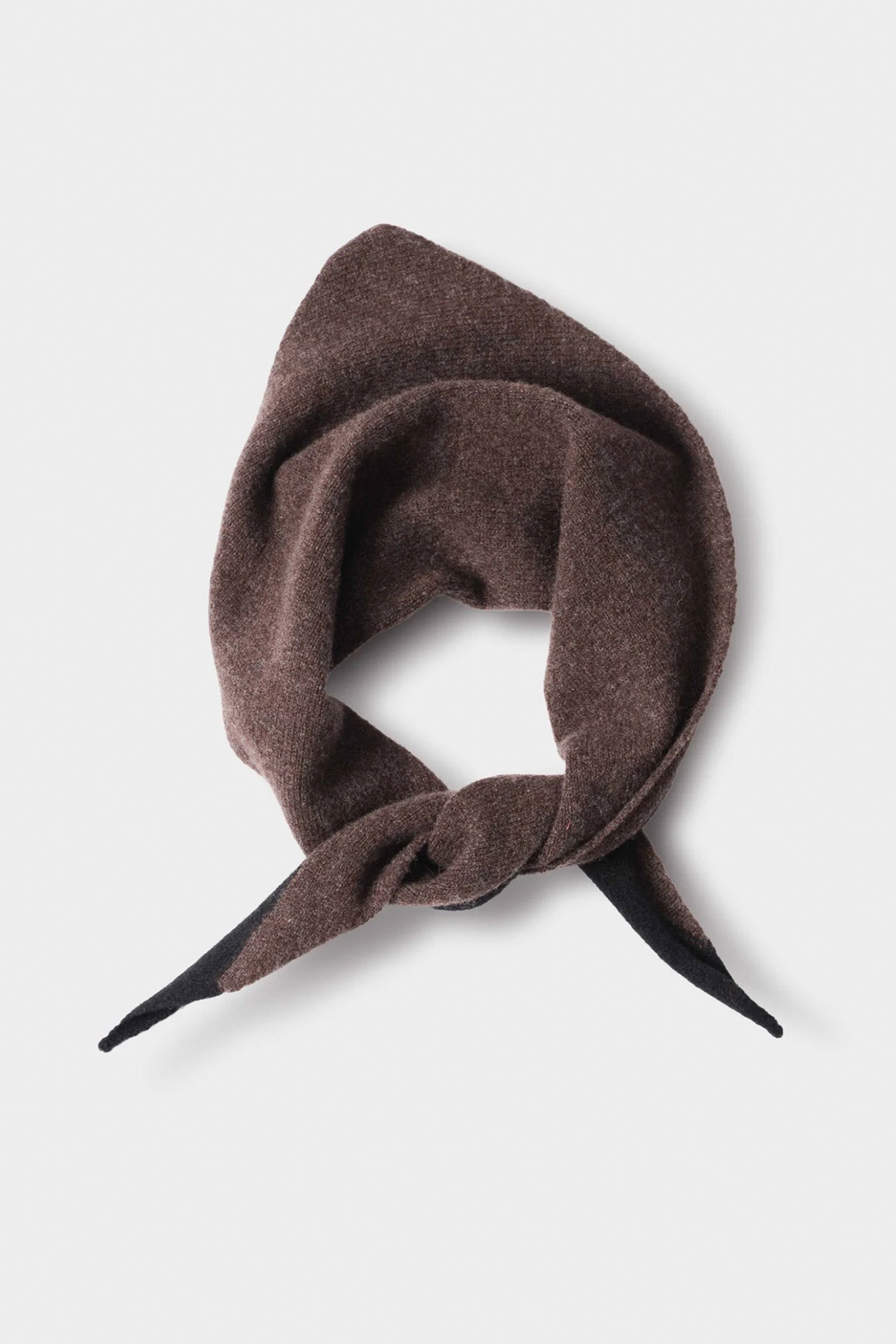 Tipped Scout Scarf Chocolate/Black