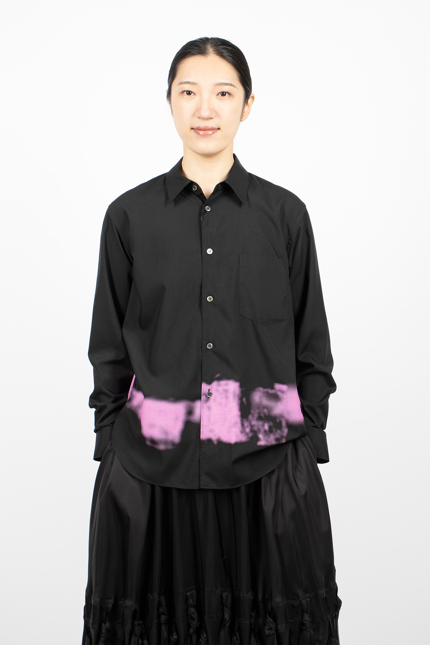 Loose Shirt Black/Pink