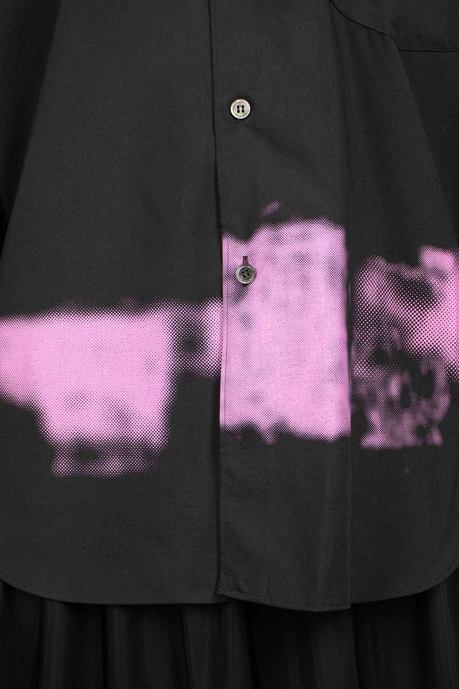 Loose Shirt Black/Pink