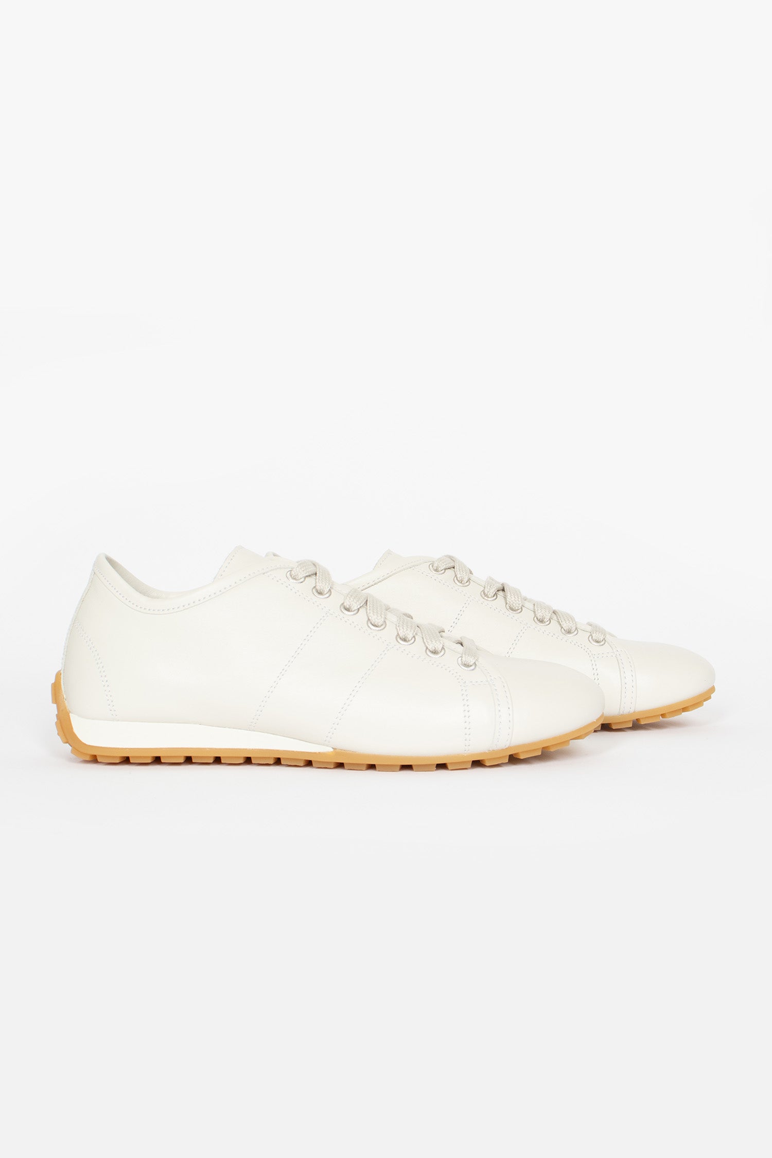 Smooth Leather Sneaker Off-White