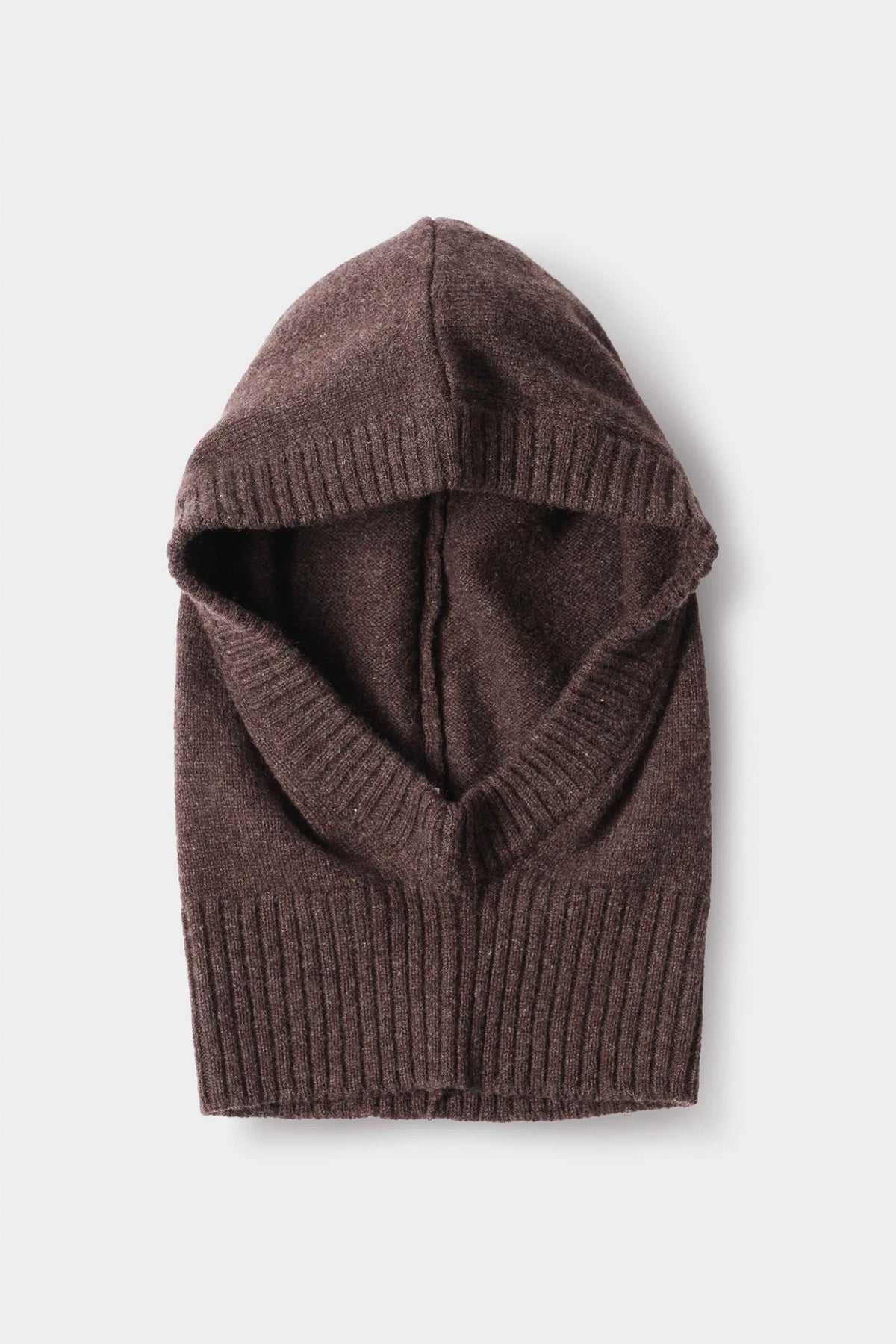 Felted Hood Chocolate