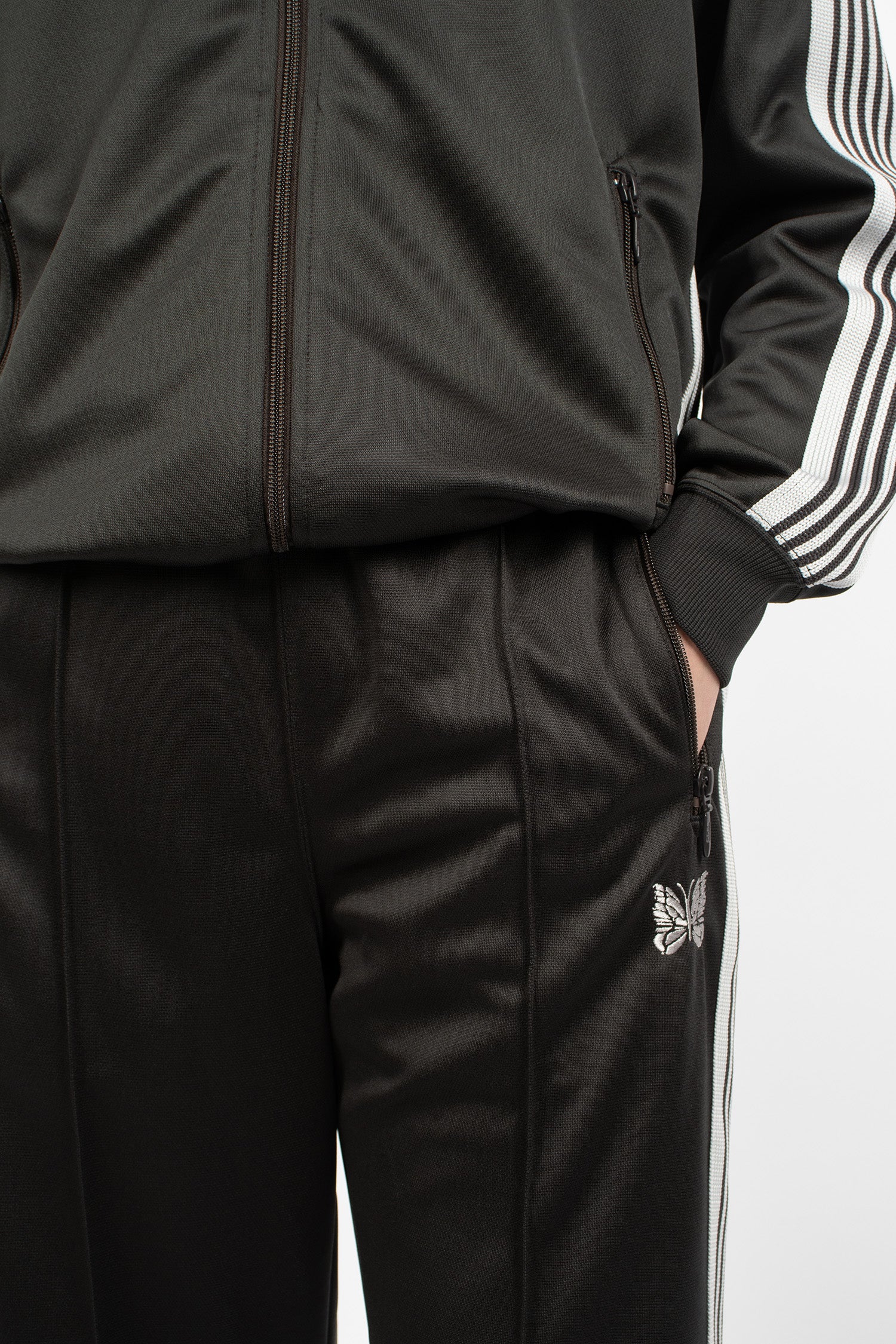 Narrow Track Pant Charcoal/Silver