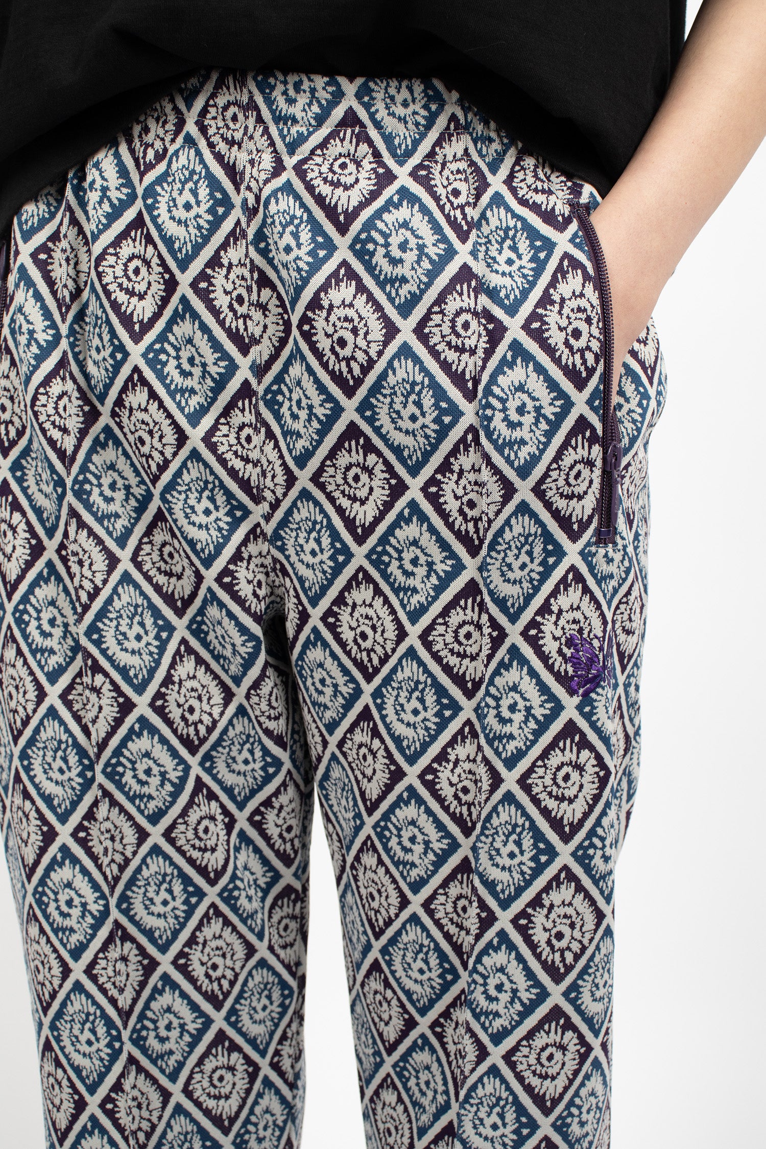 Narrow Track Pant Blue/Purple