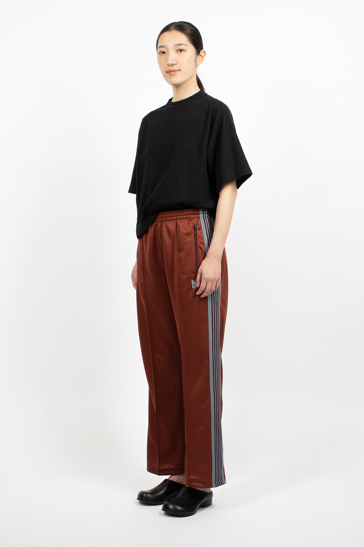 Narrow Track Pant Rust/Blue