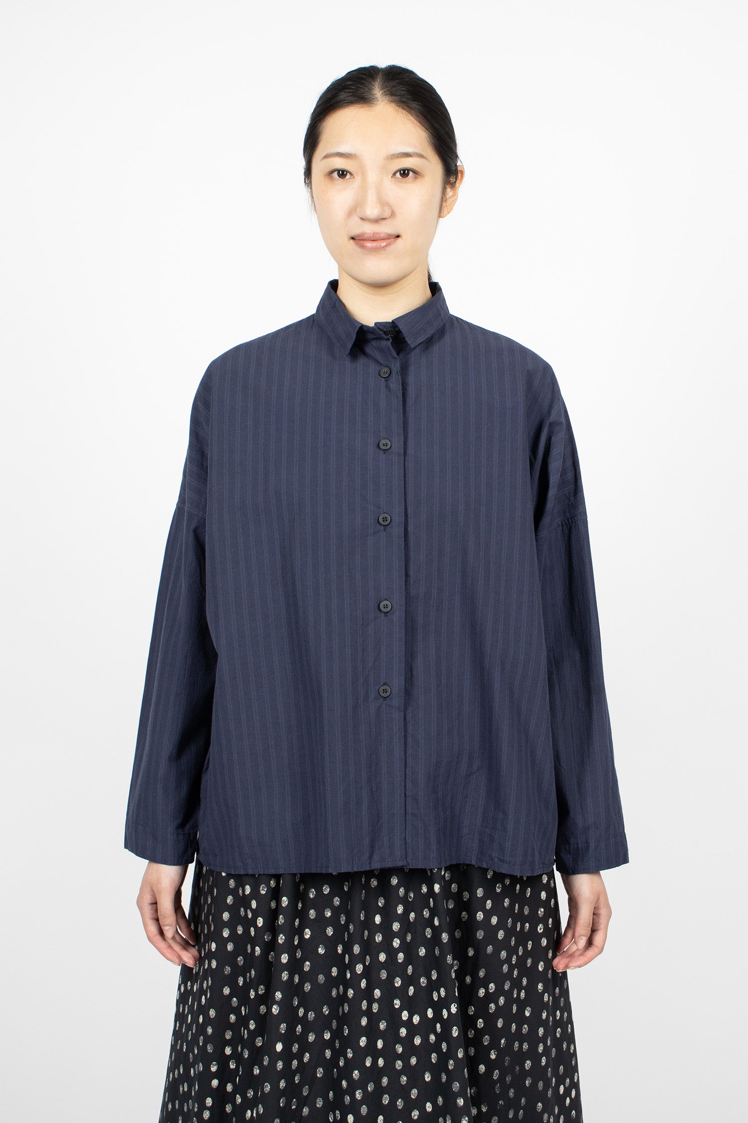 Tina Shirt Blue Stripe