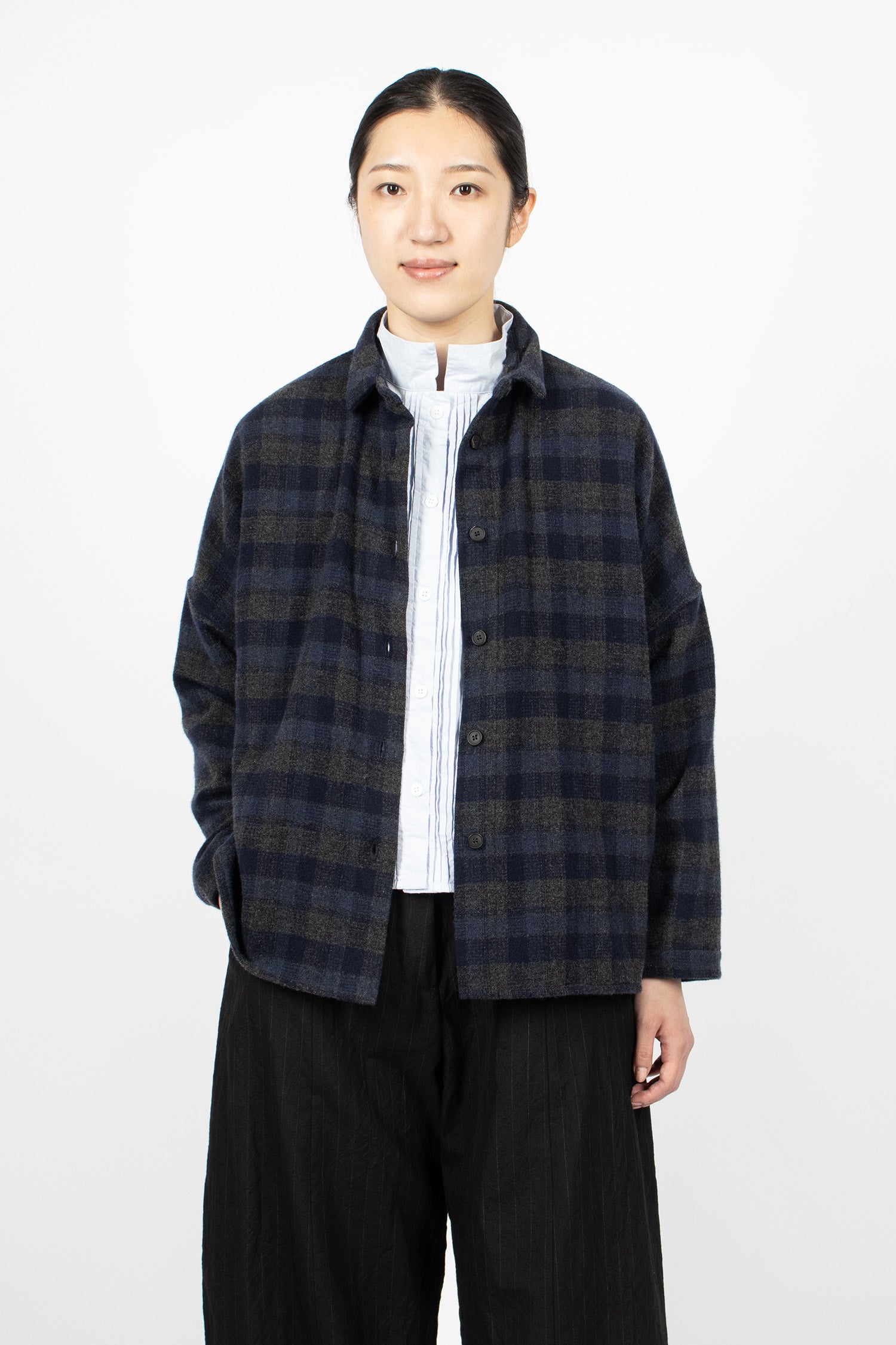 Tina Shirt Carbon Check