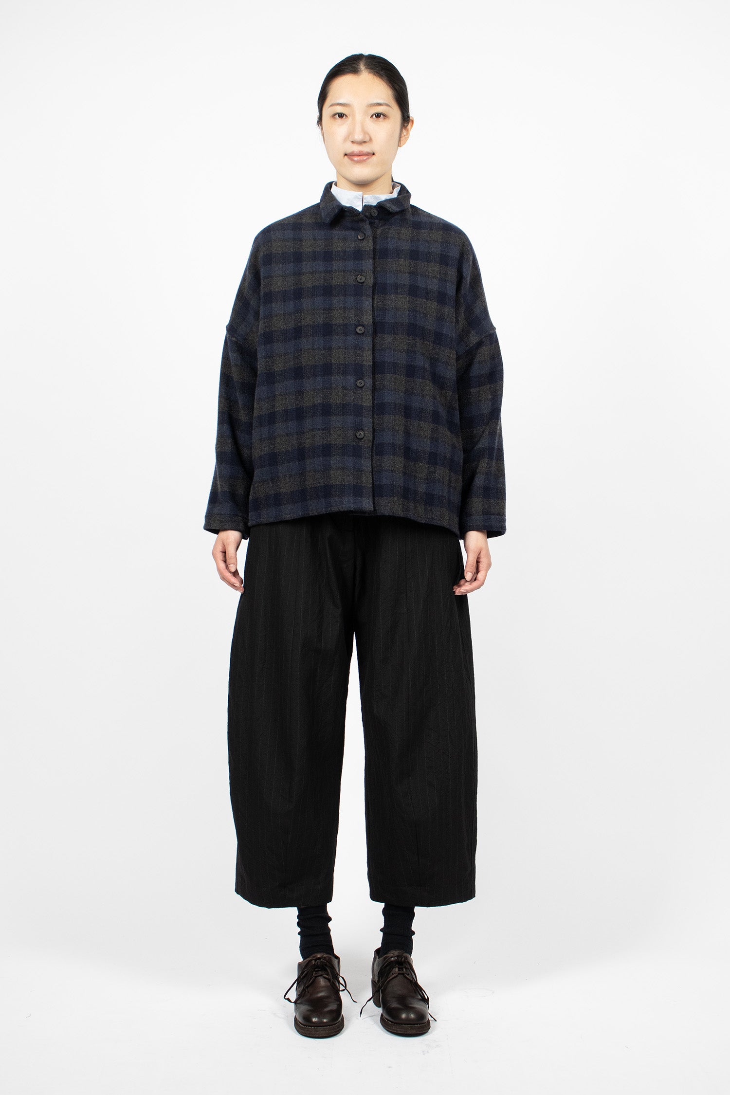 Tina Shirt Carbon Check