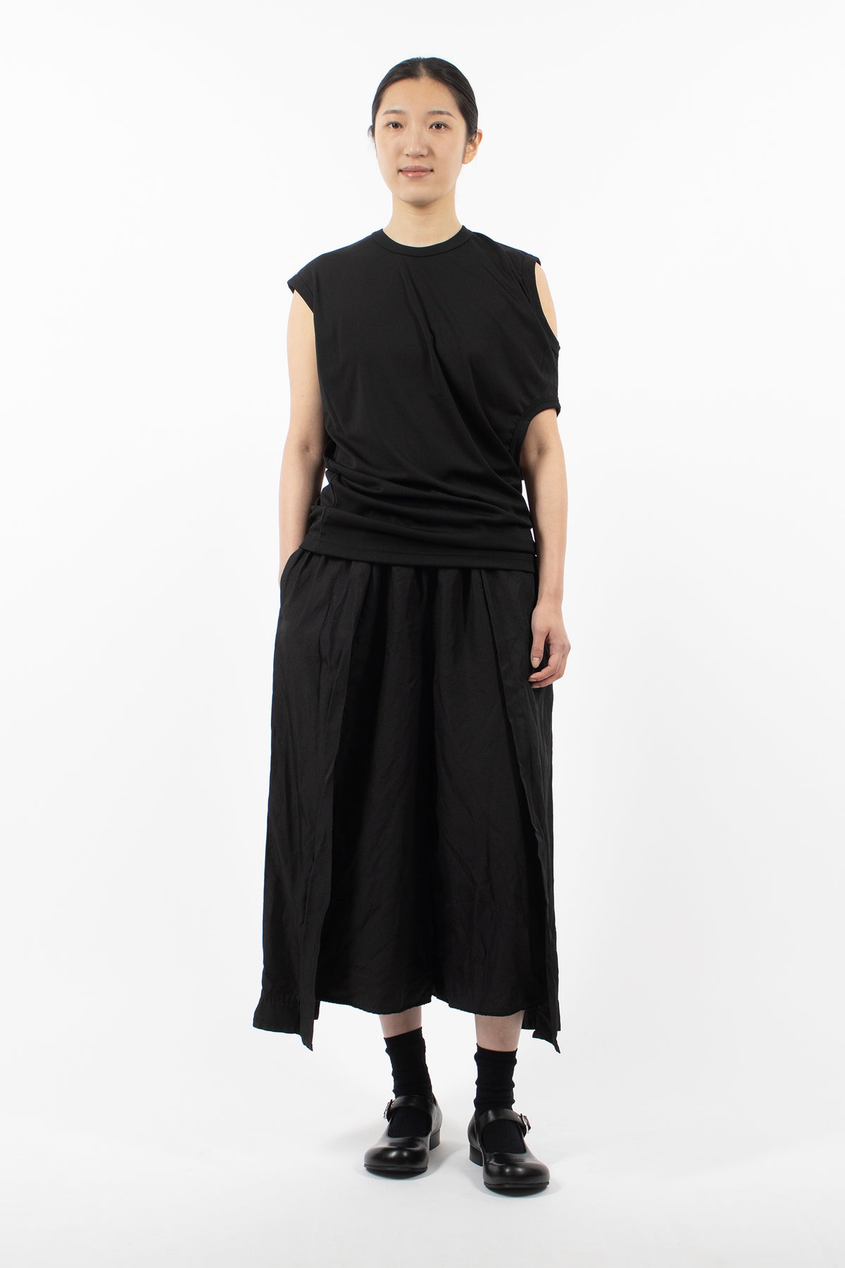 Asymmetric T-Shirt Black