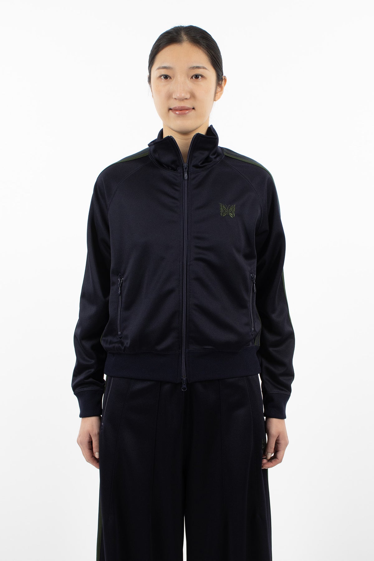 Track Jacket Navy/Green