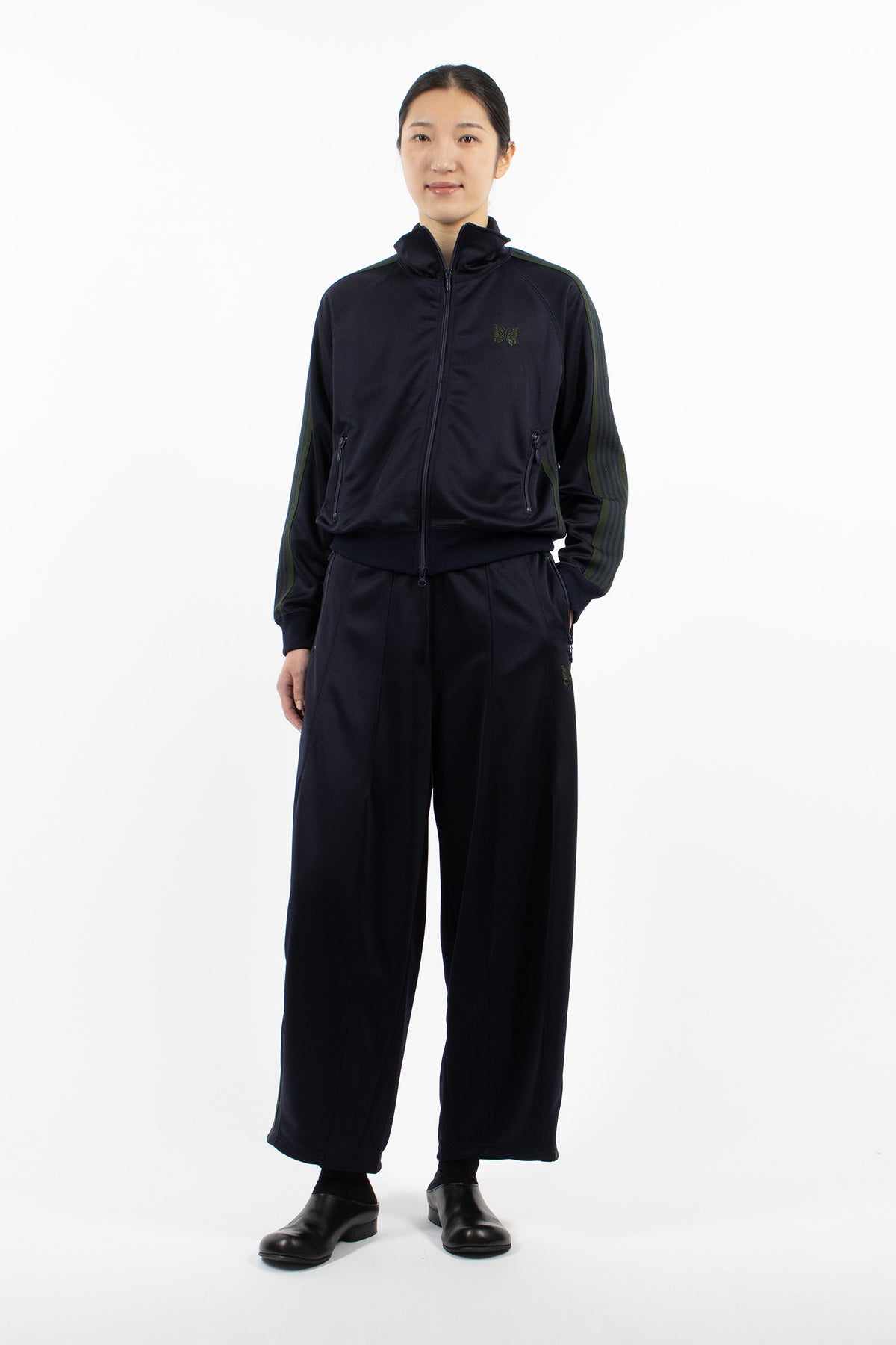 Track Jacket Navy/Green