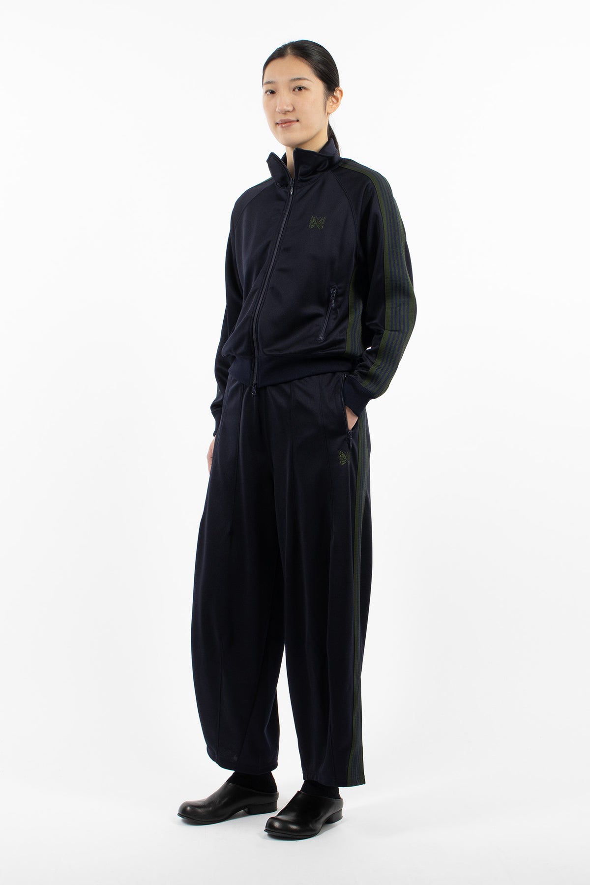 H.D. Track Pant Navy/Green