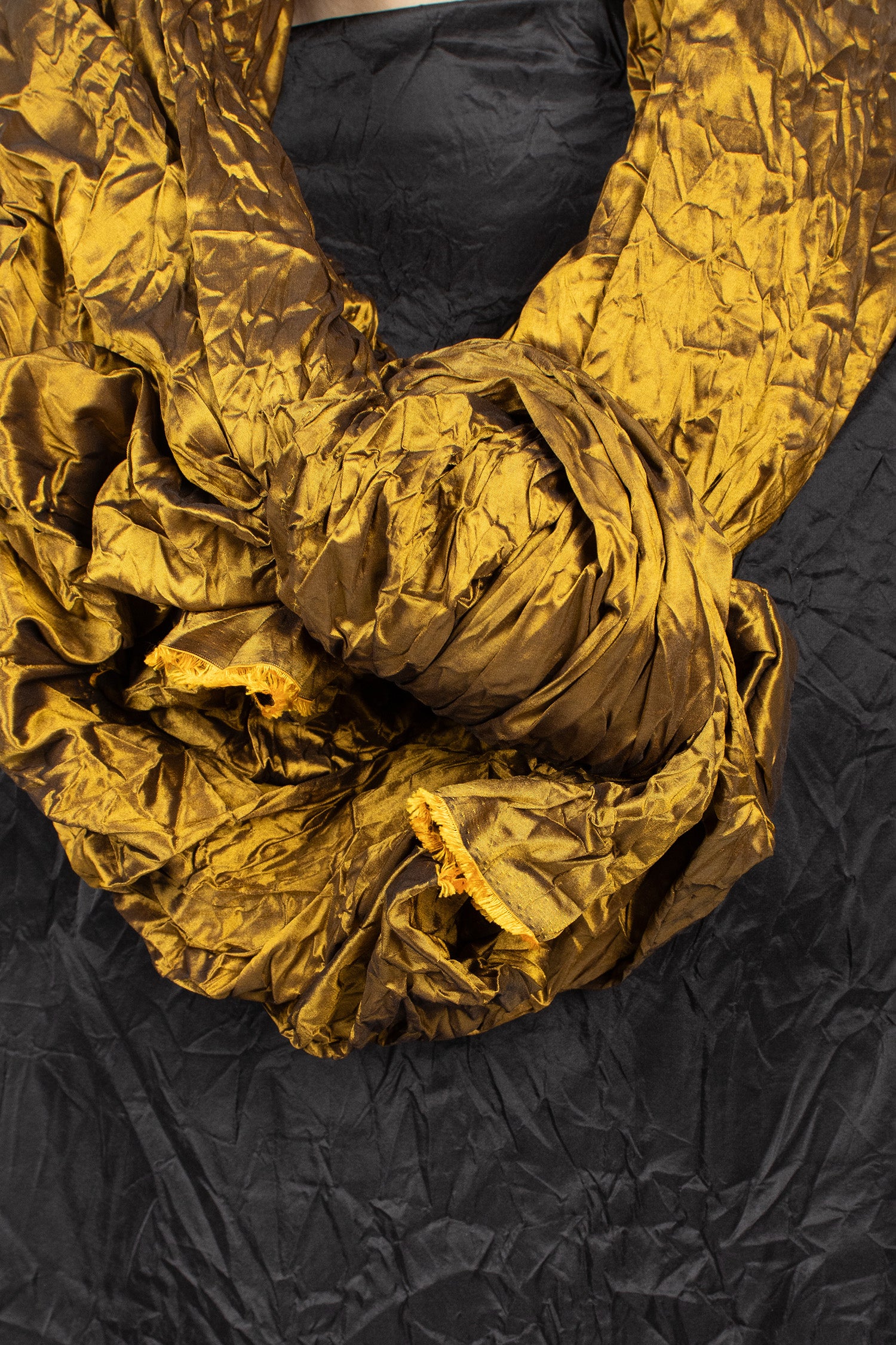 Wrap Silk Shawl Gold