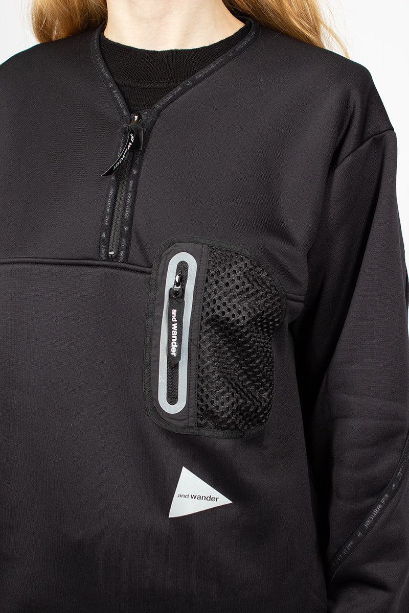Light Fleece Pullover Black
