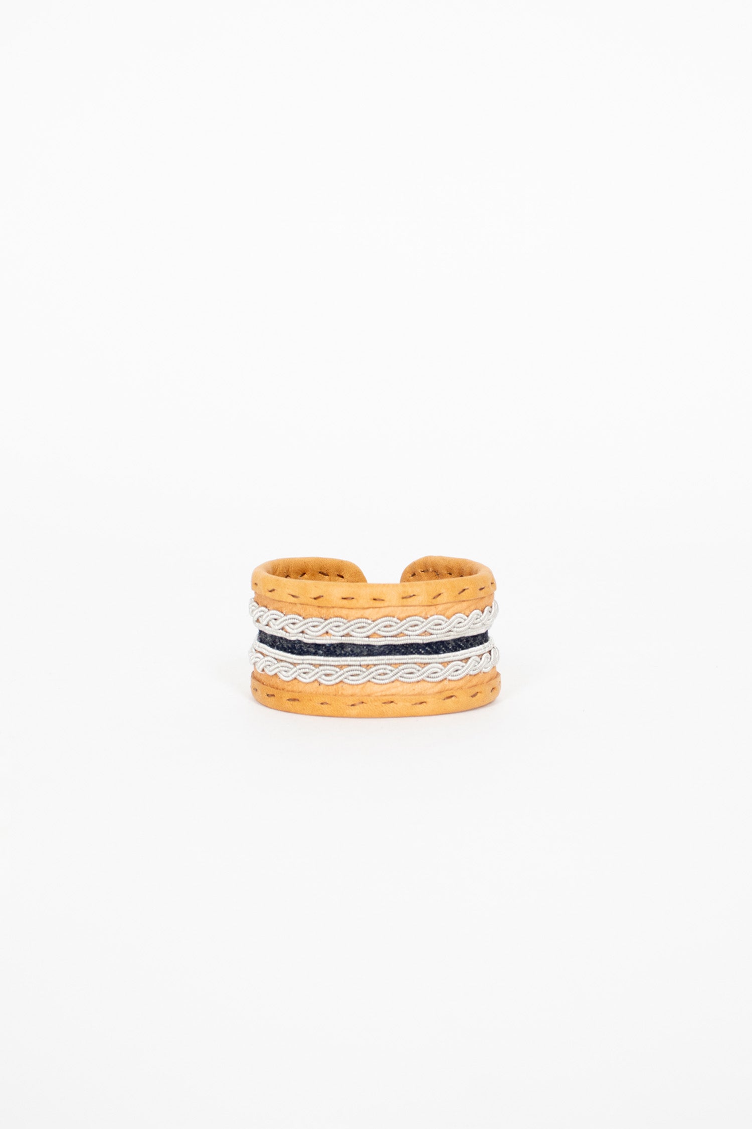 Sami L Bracelet Tan/Denim