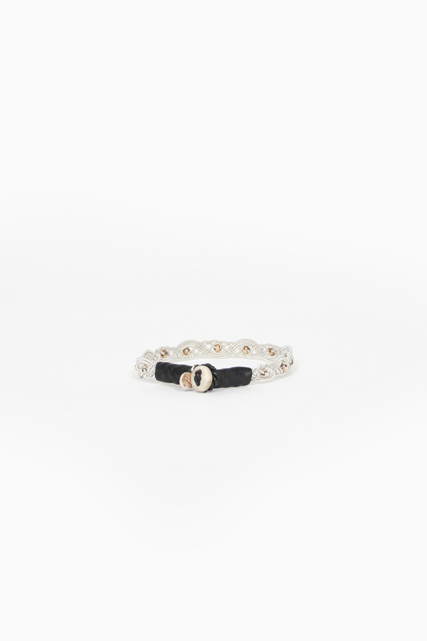 Elvire Black Beaded Bracelet