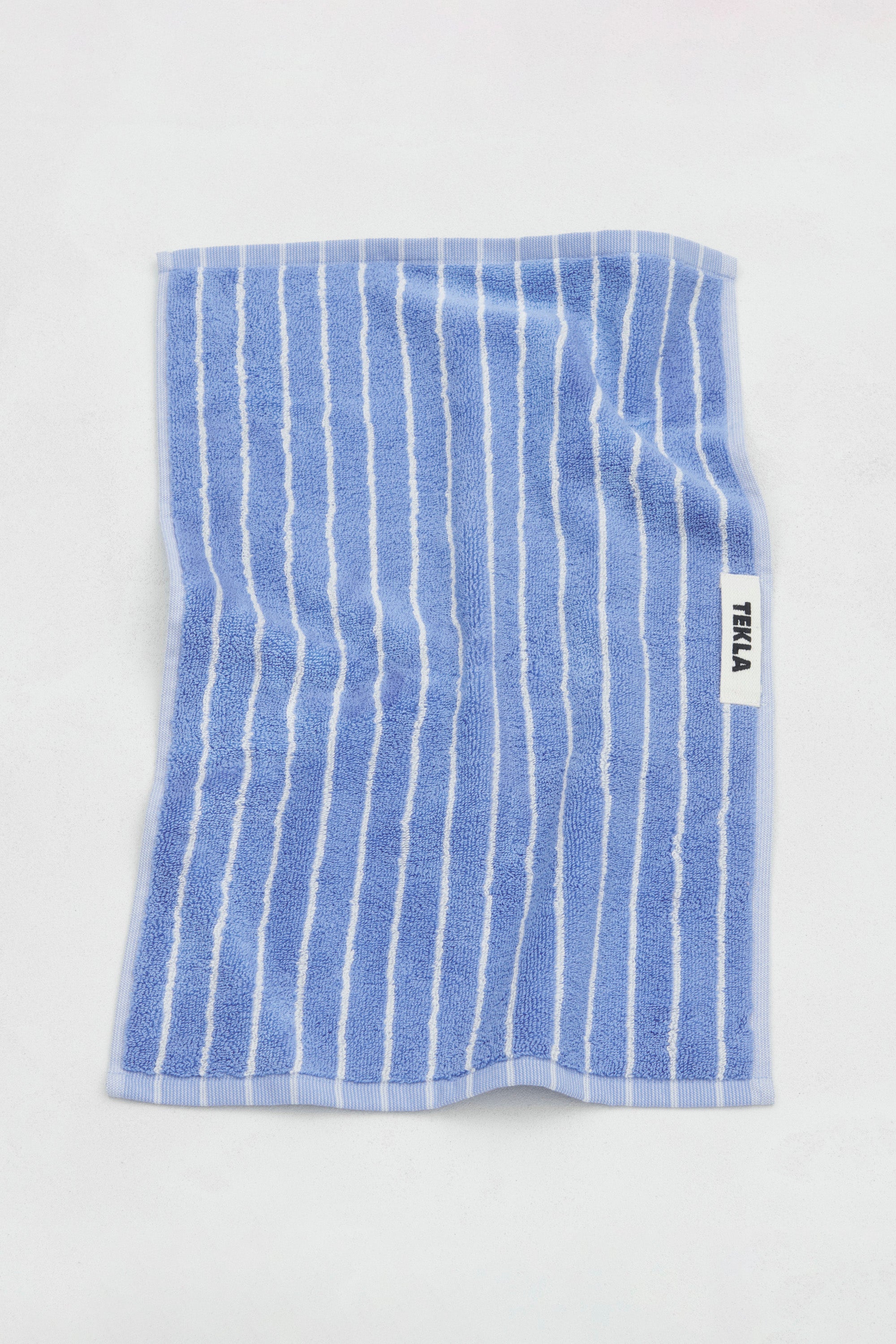 Terry Hand Towel Clear Blue Stripes