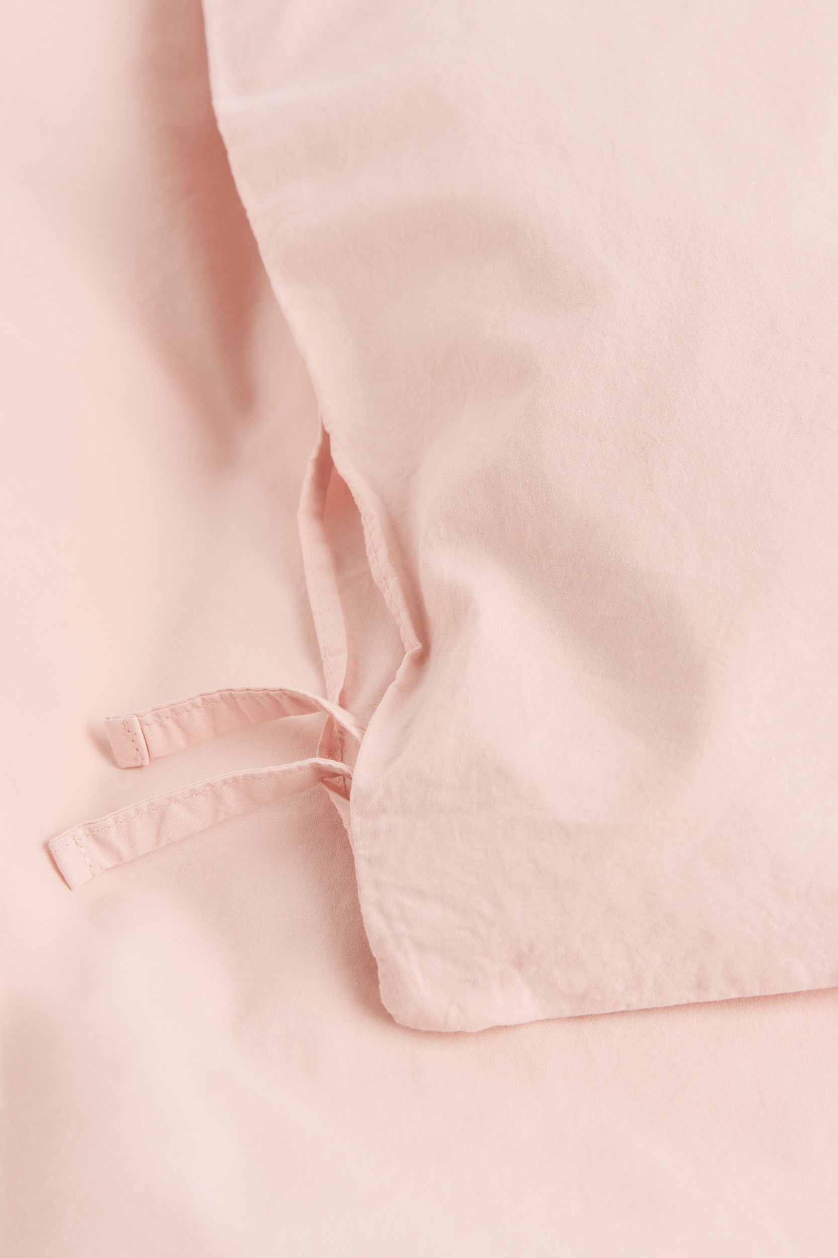 Percale King Duvet Cover Petal Pink
