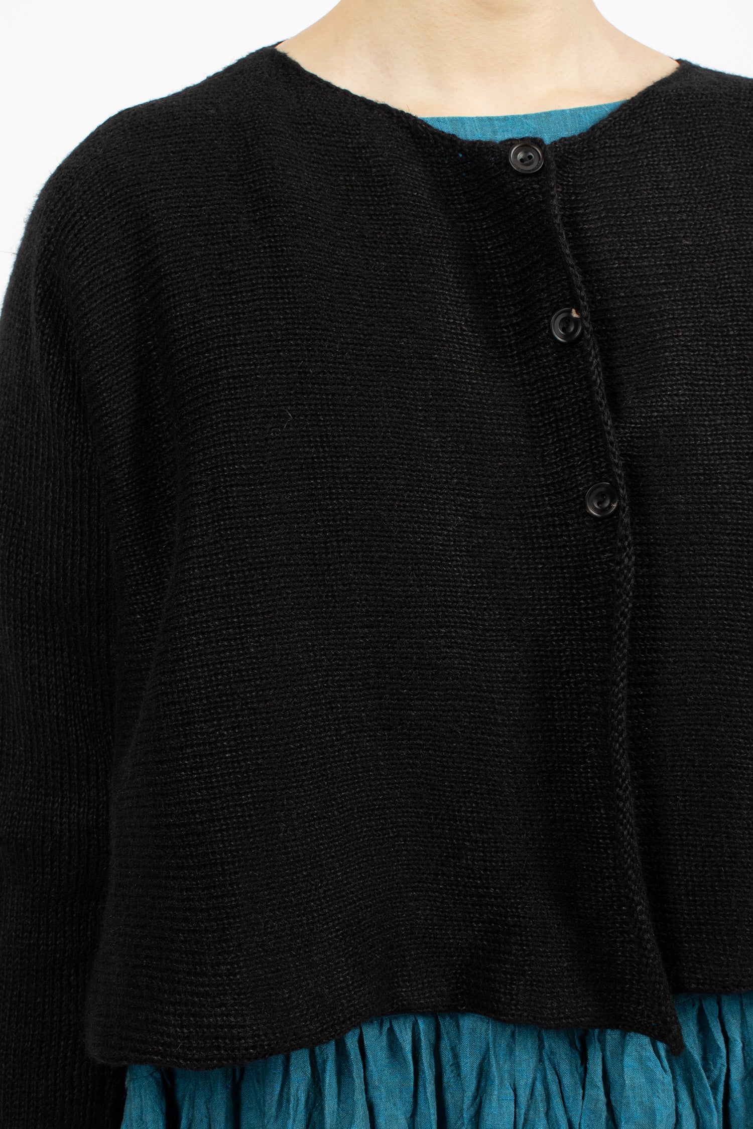 Maple Linen Cardigan Black