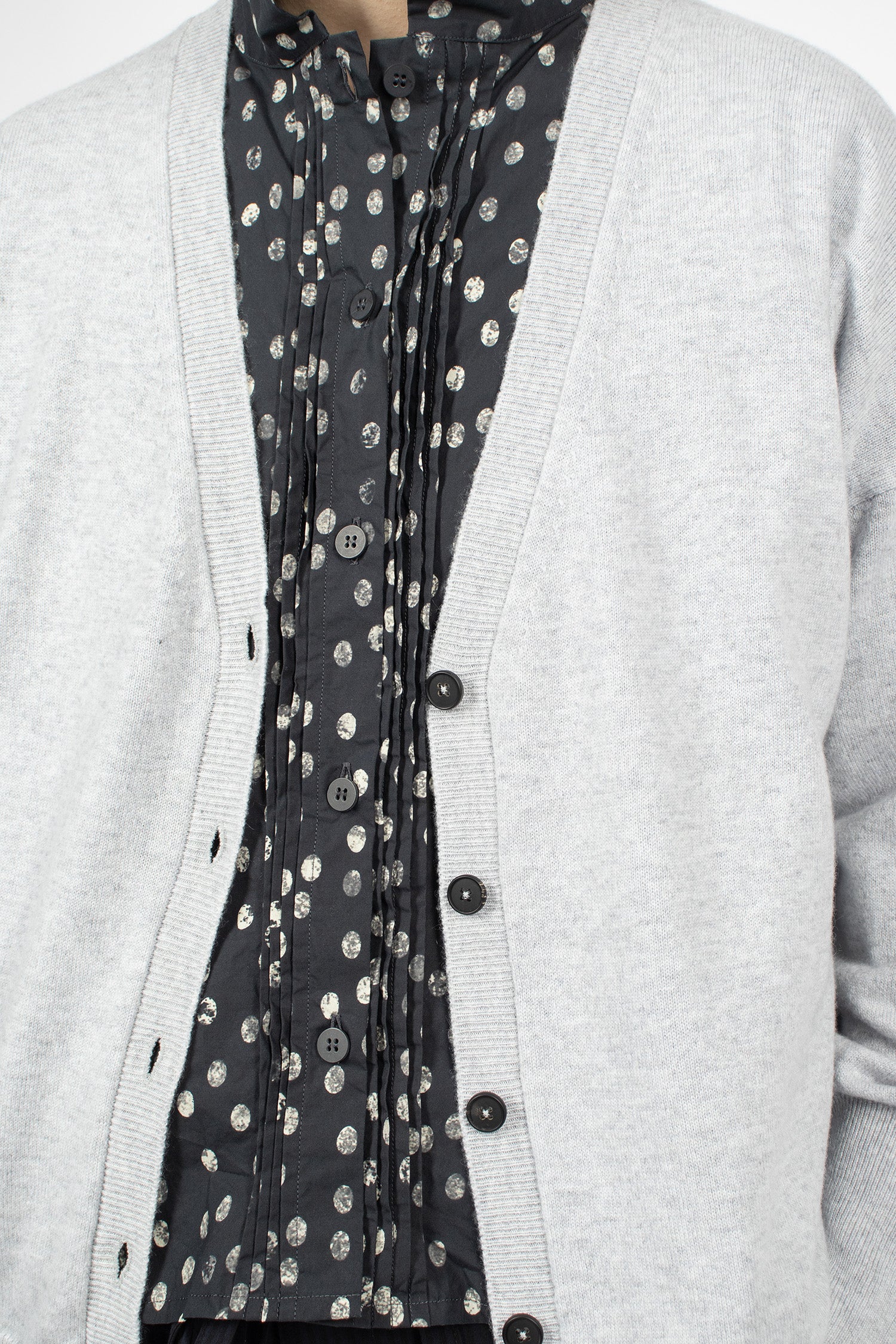 Cory Cashmere Cardigan Fog