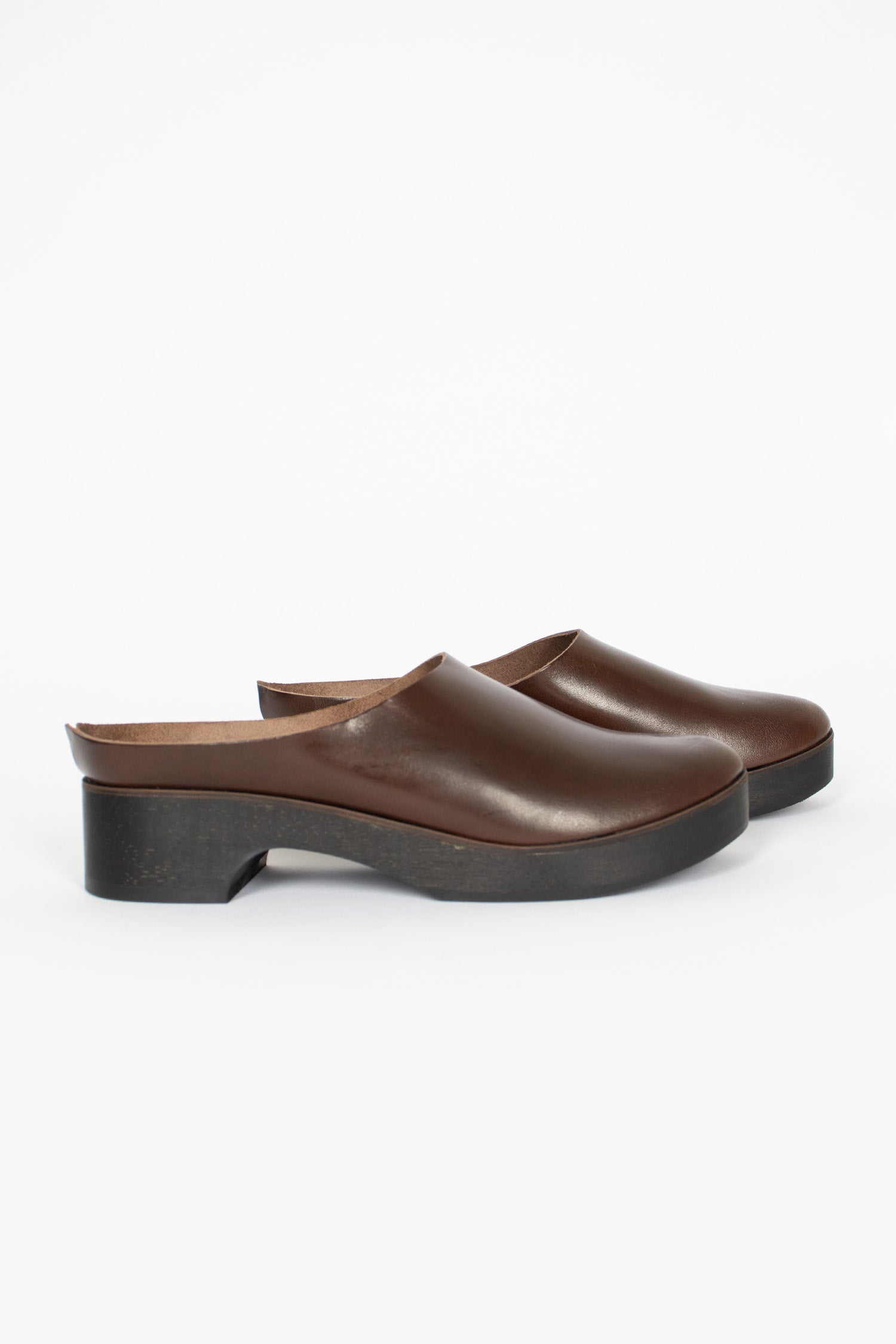 Sabot Clog Dark Brown
