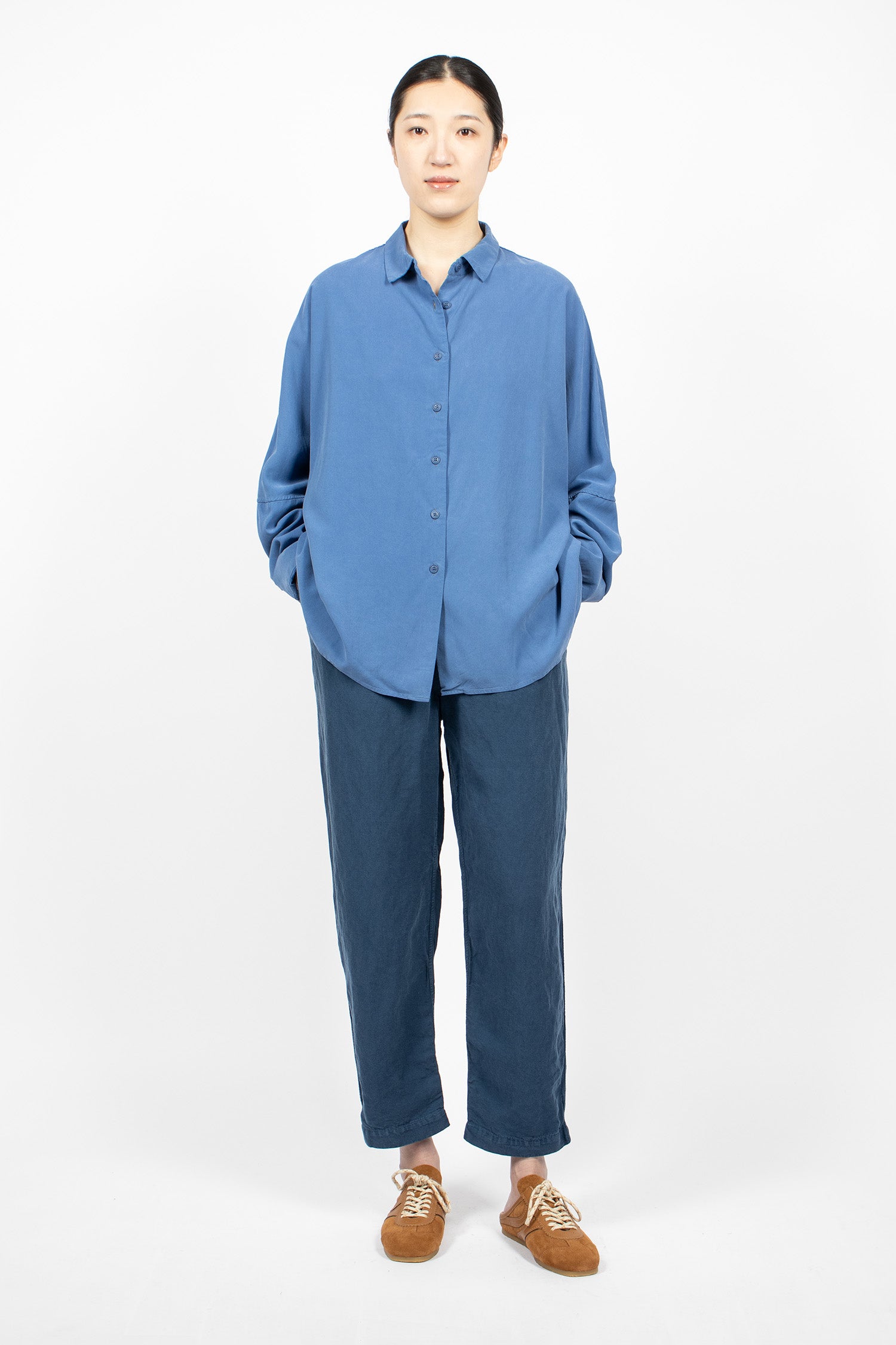Waga LS Shirt Blue