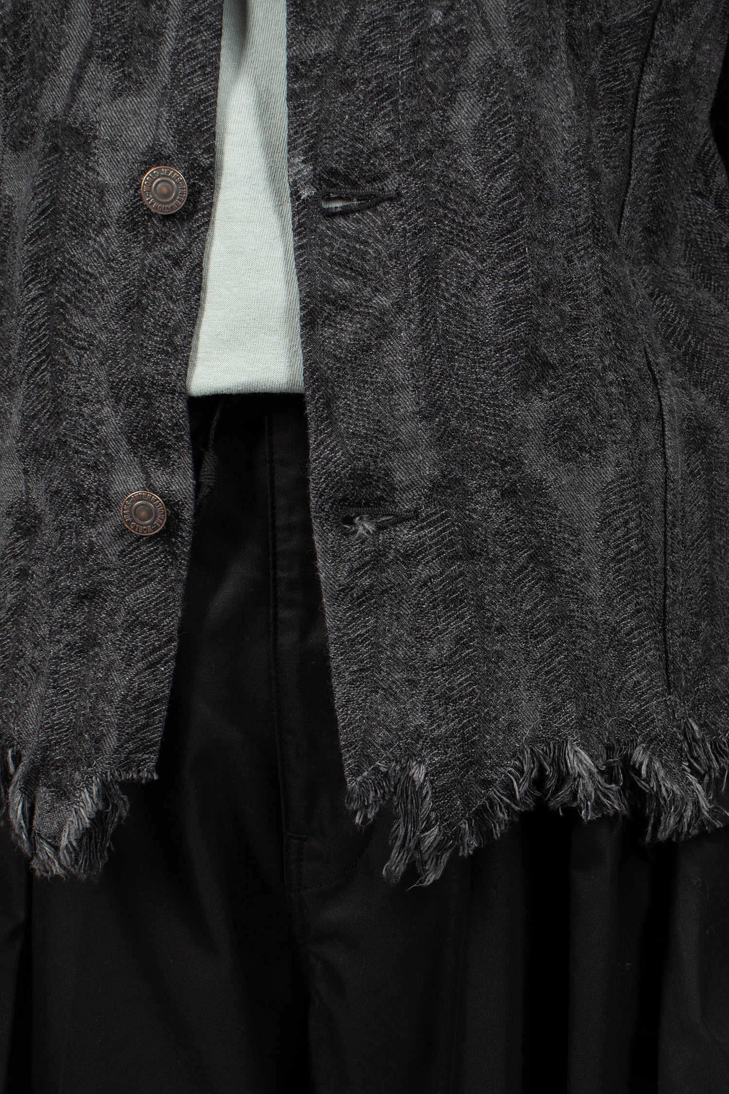 12oz Magpie Denim 3rd Jacket Black/Black