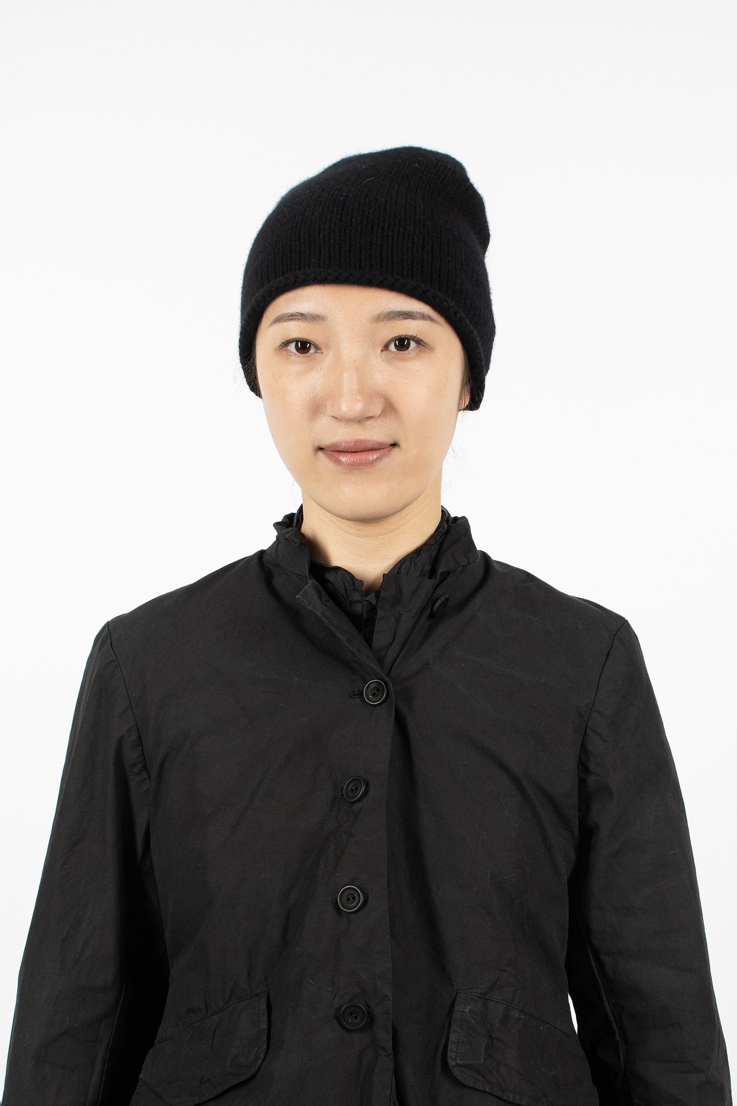 No.5 Cashmere Hat Black