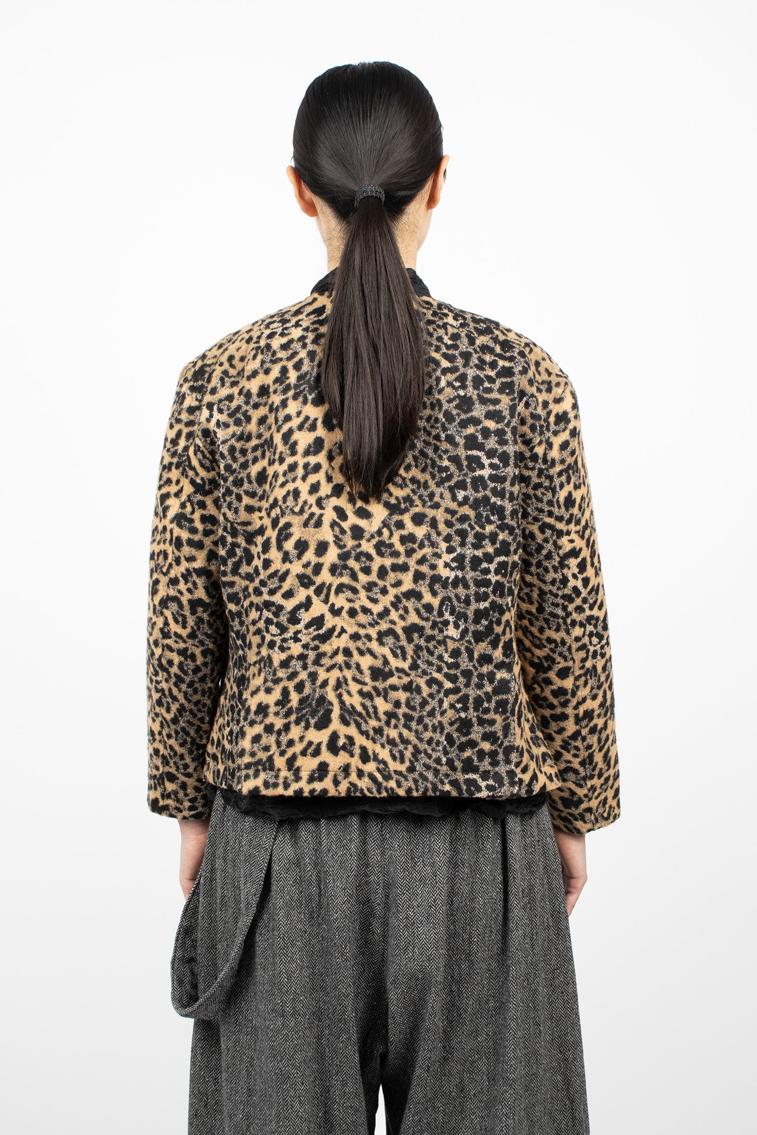 CN Jacket Leopard Jacquard